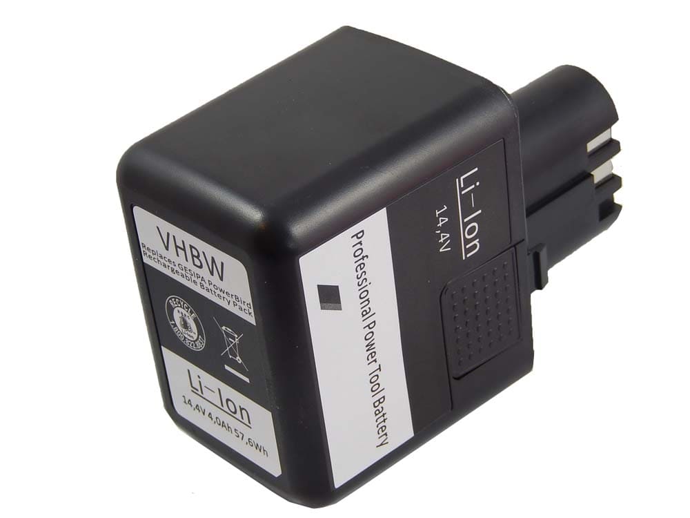 Battery replaces Gesipa 7251045, 7251049 Blind Rivet Gun - 4000 mAh, 14.4 V, Li-Ion