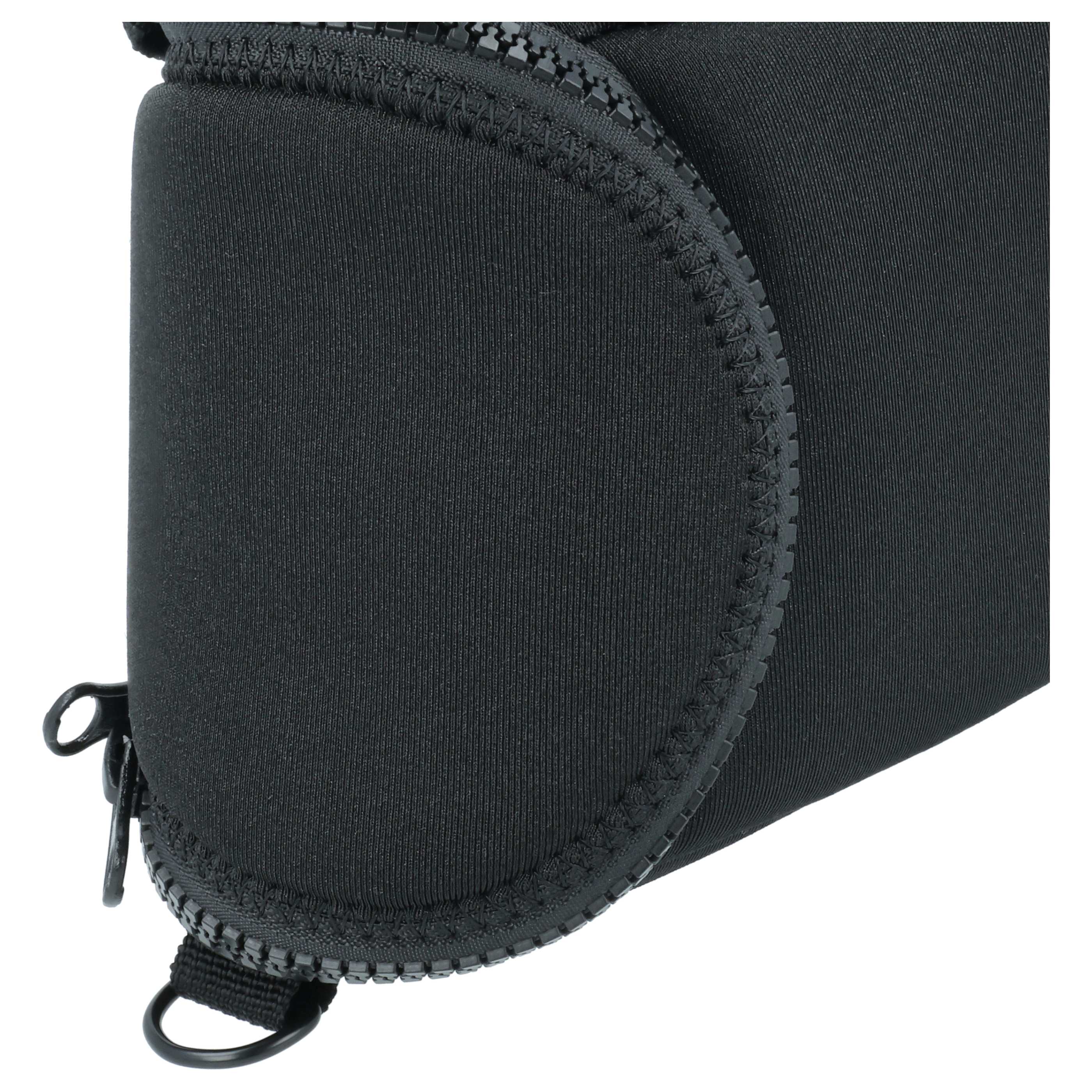 Camera Case suitable for Fujifilm, JVC, Panasonic, Nikon Camera etc. - black, 151 x 150 x 76 mm + Shoulder Str