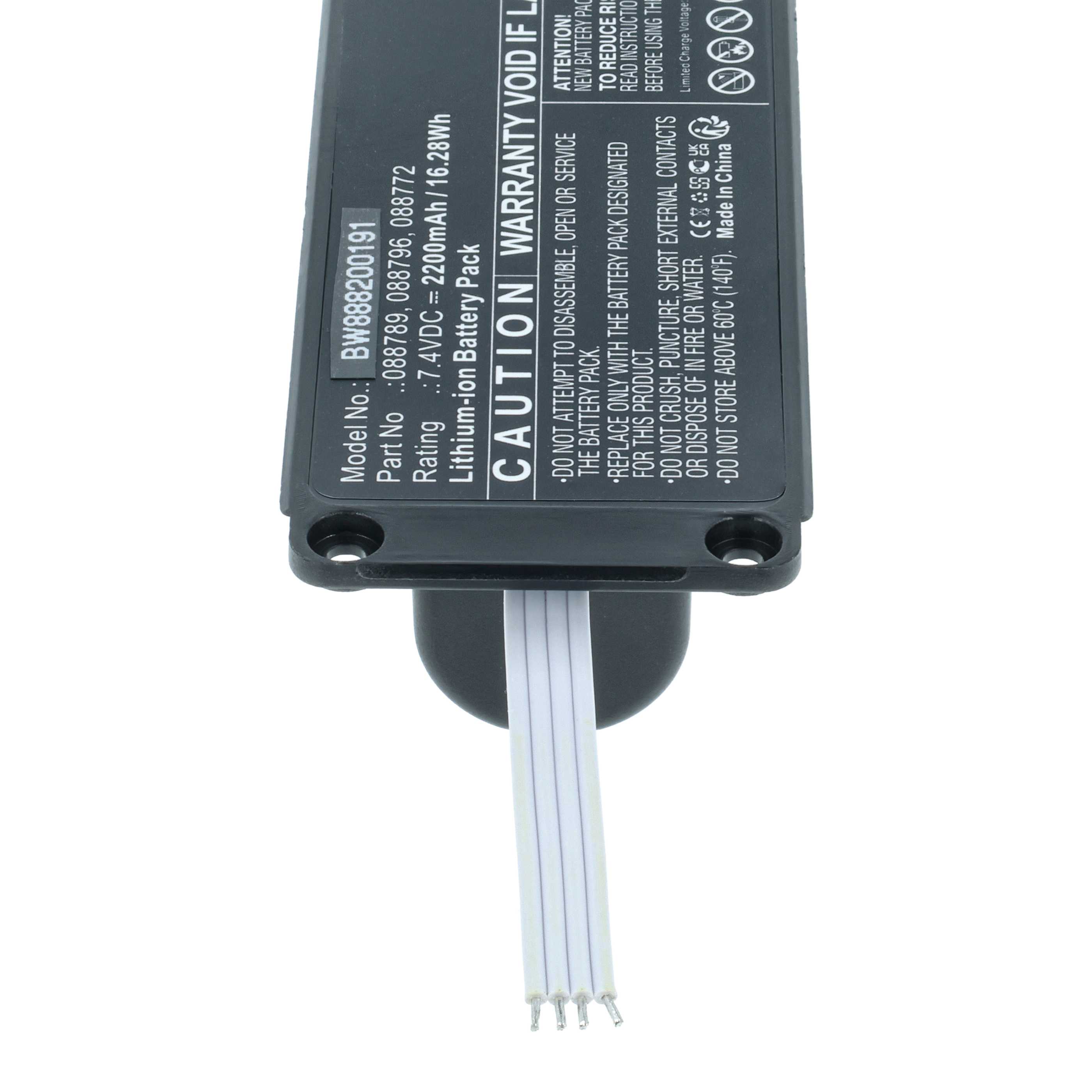 Battery replaces Bose 088796, 088789, 088772, 080841 for Bose Loudspeaker - Li-Ion 2200 mAh