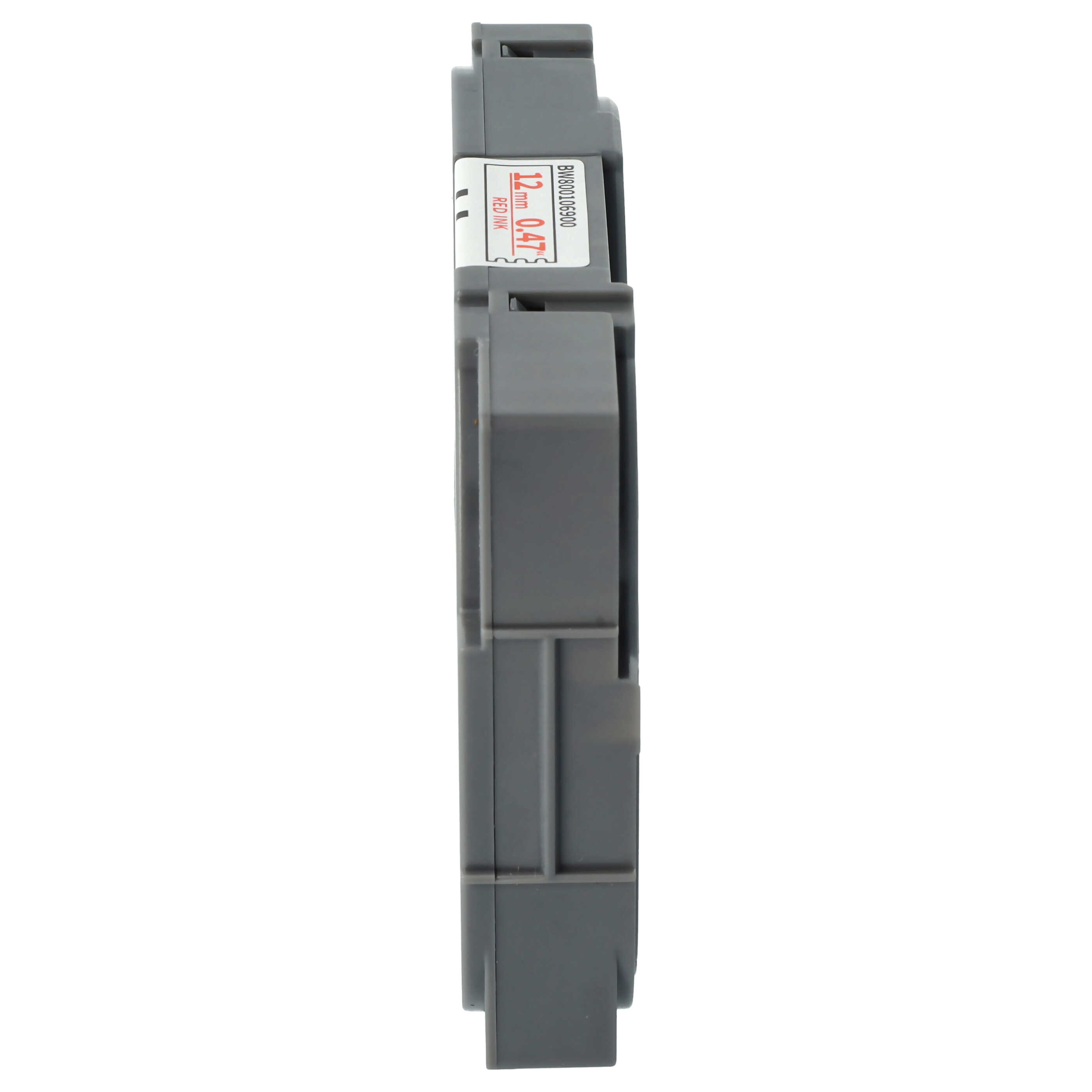 Cassetta nastro sostituisce Brother TZ-232, TZE-232 per etichettatrice Brother 12mm rosso su bianco