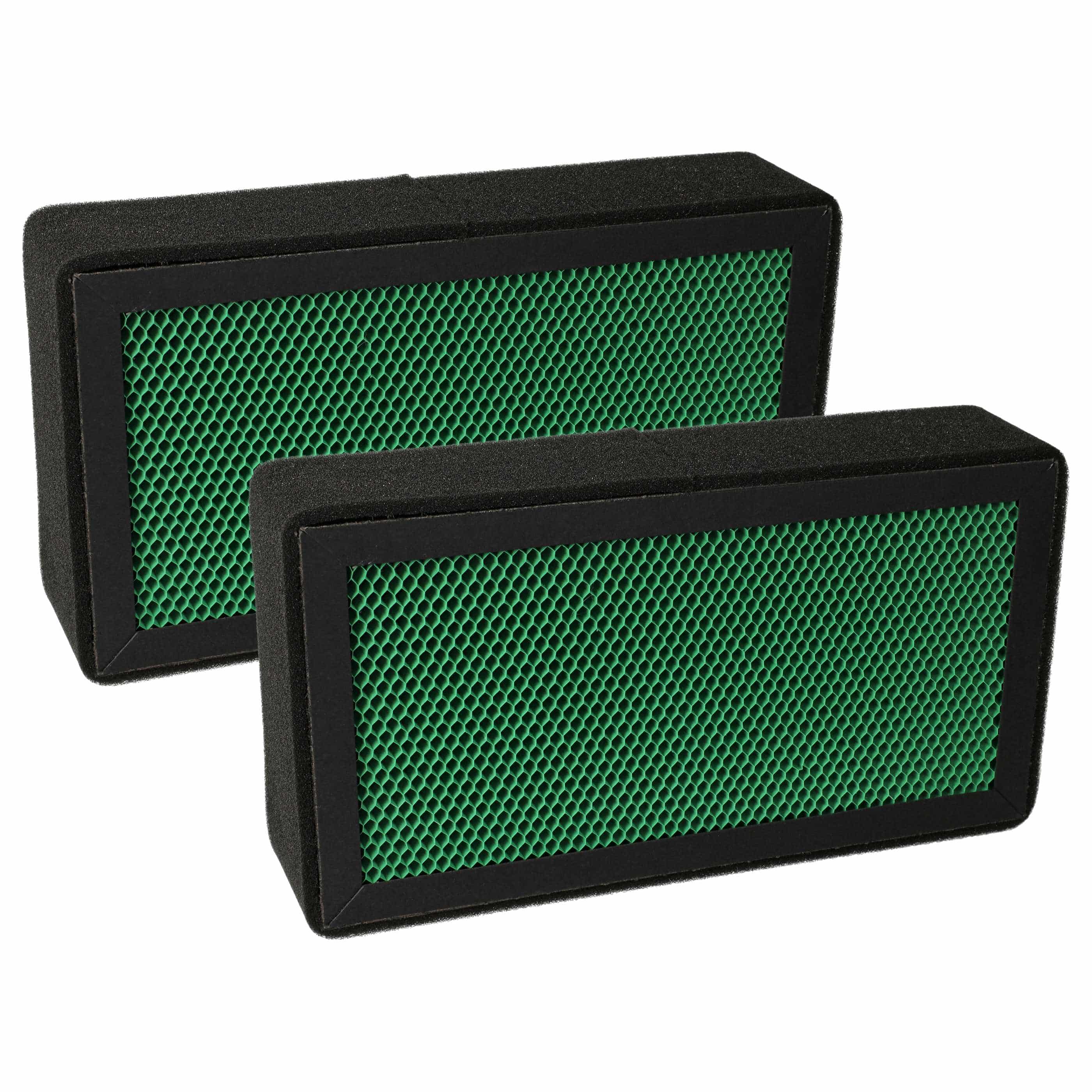 2x Filter replaces XJ2, PT94049 Air Purifier etc. - carbon fibres / plastic