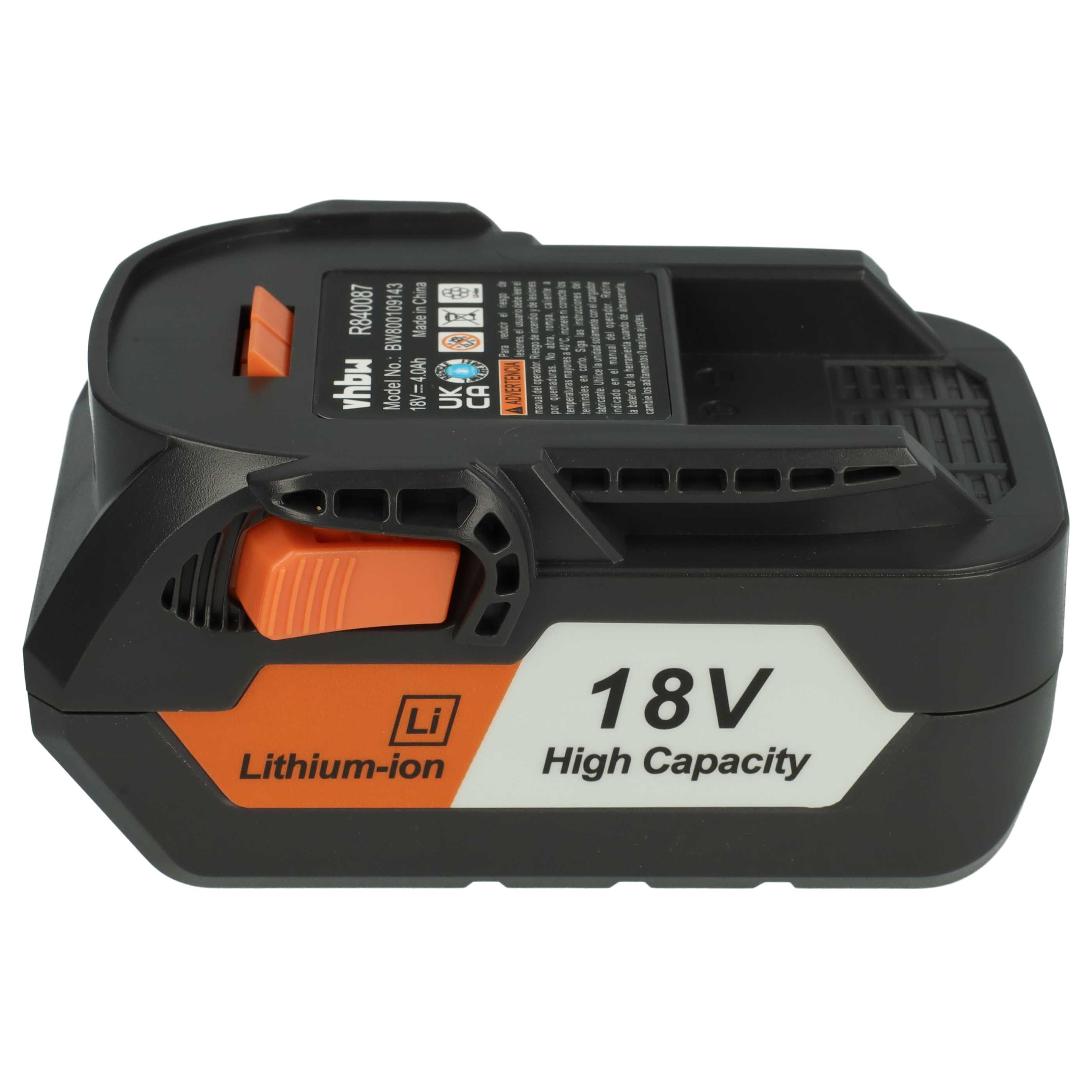 Batterie (3 pcs.) remplace AEG B1814, B1817G, B1814G, B1817, L1815 outil électrique Ridgid - 4Ah 18V Li-ion