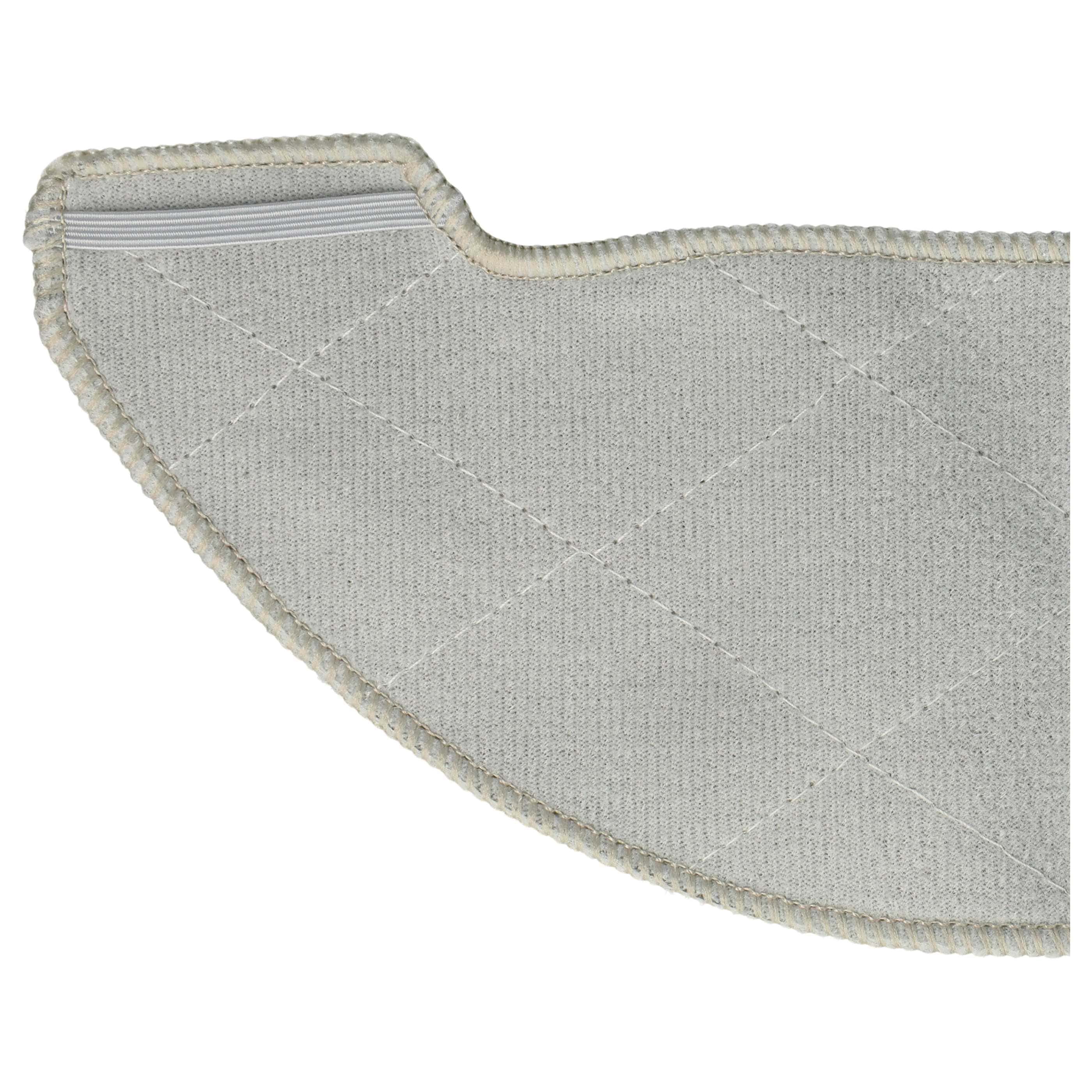 2x Cleaning Cloth suitable for Proscenic 850T Robot Vacuum - microfibre