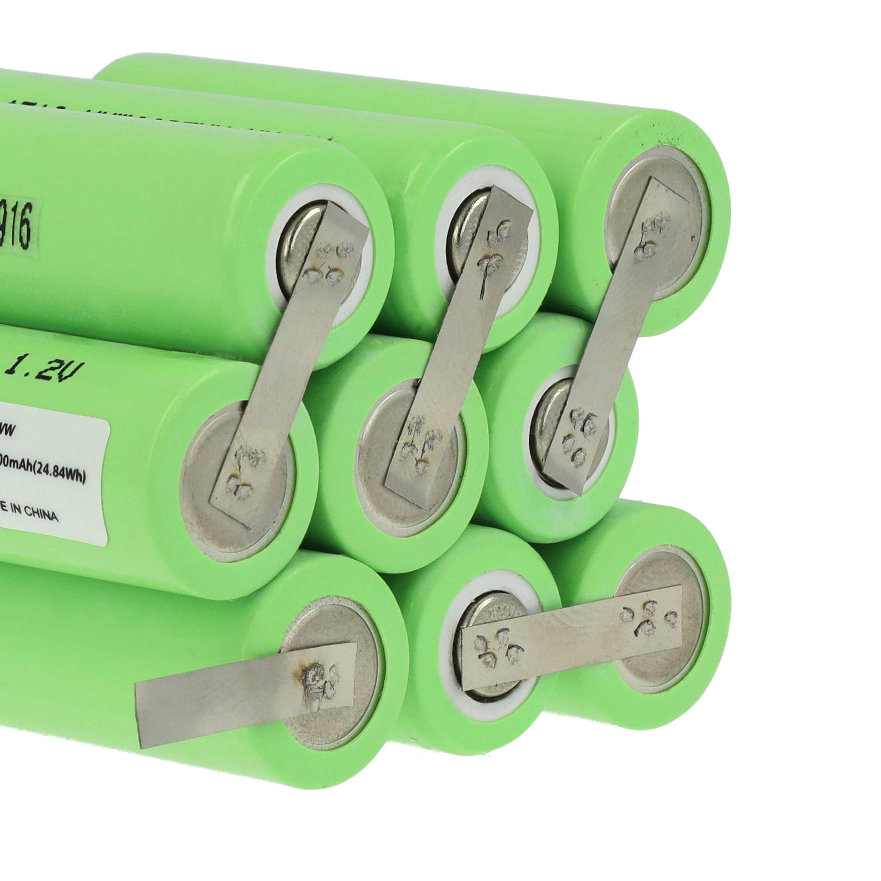 Batterie (2 pcs.) remplace 833297, 27AZ07BH, 3SD B01 WW store volet de fenêtre Velux - 2300mAh 10,8V NiMH