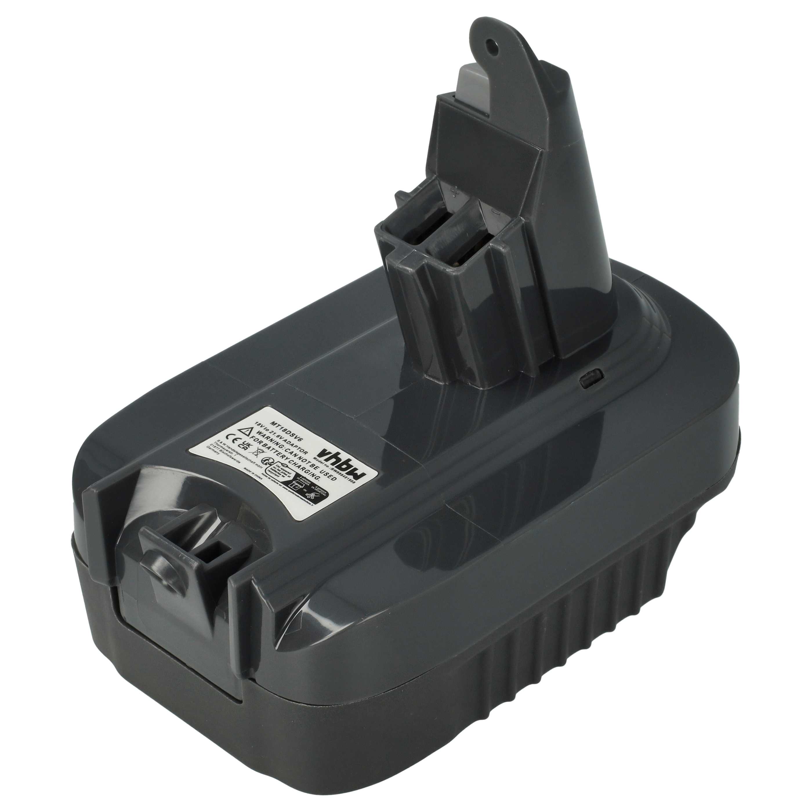 Adaptateur de batterie Makita 18 V Li-ion vers batterie d'aspirateur Dyson SV03
