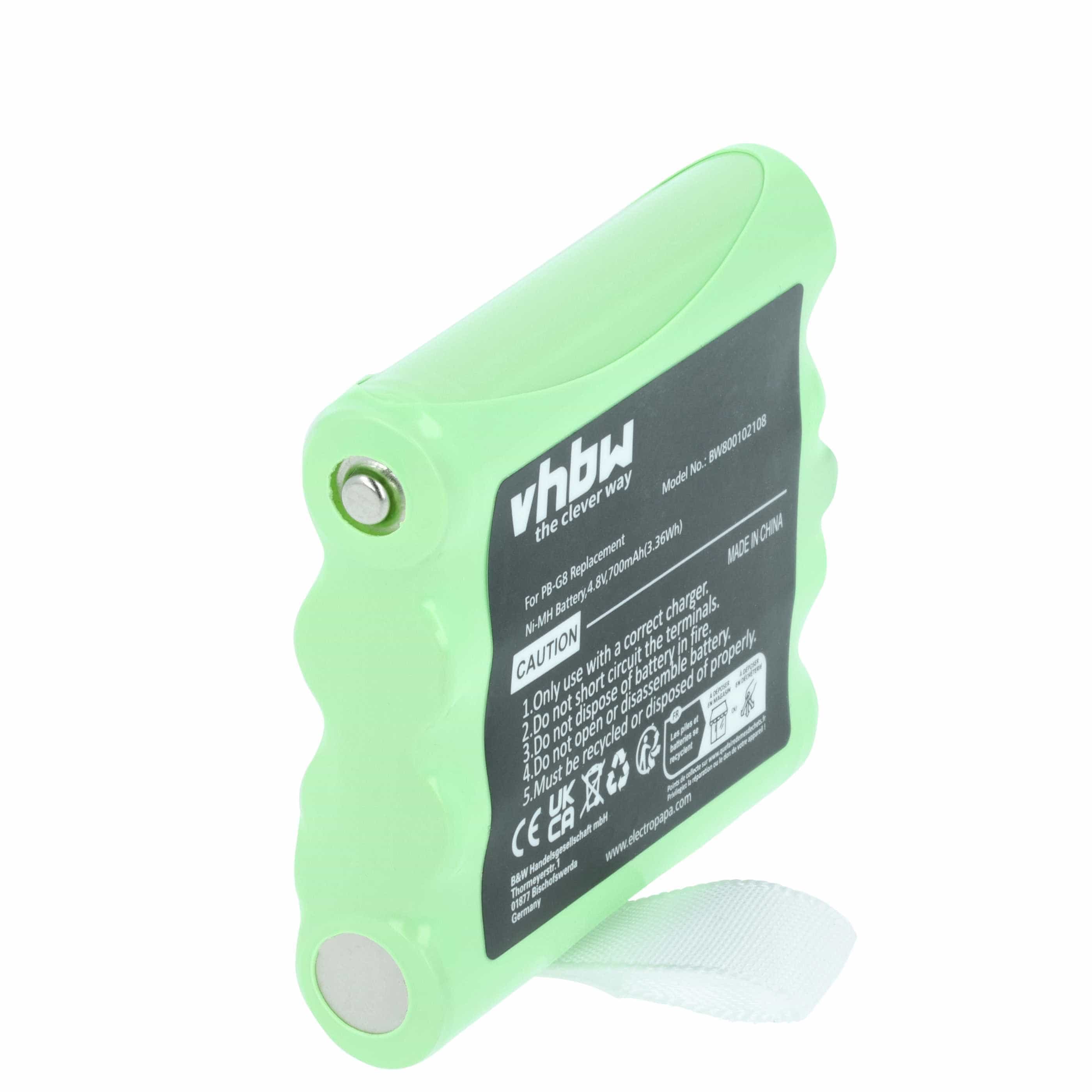 Radio 2x Battery replaces PB-G8 - 700 mAh 7.4 V NiMH