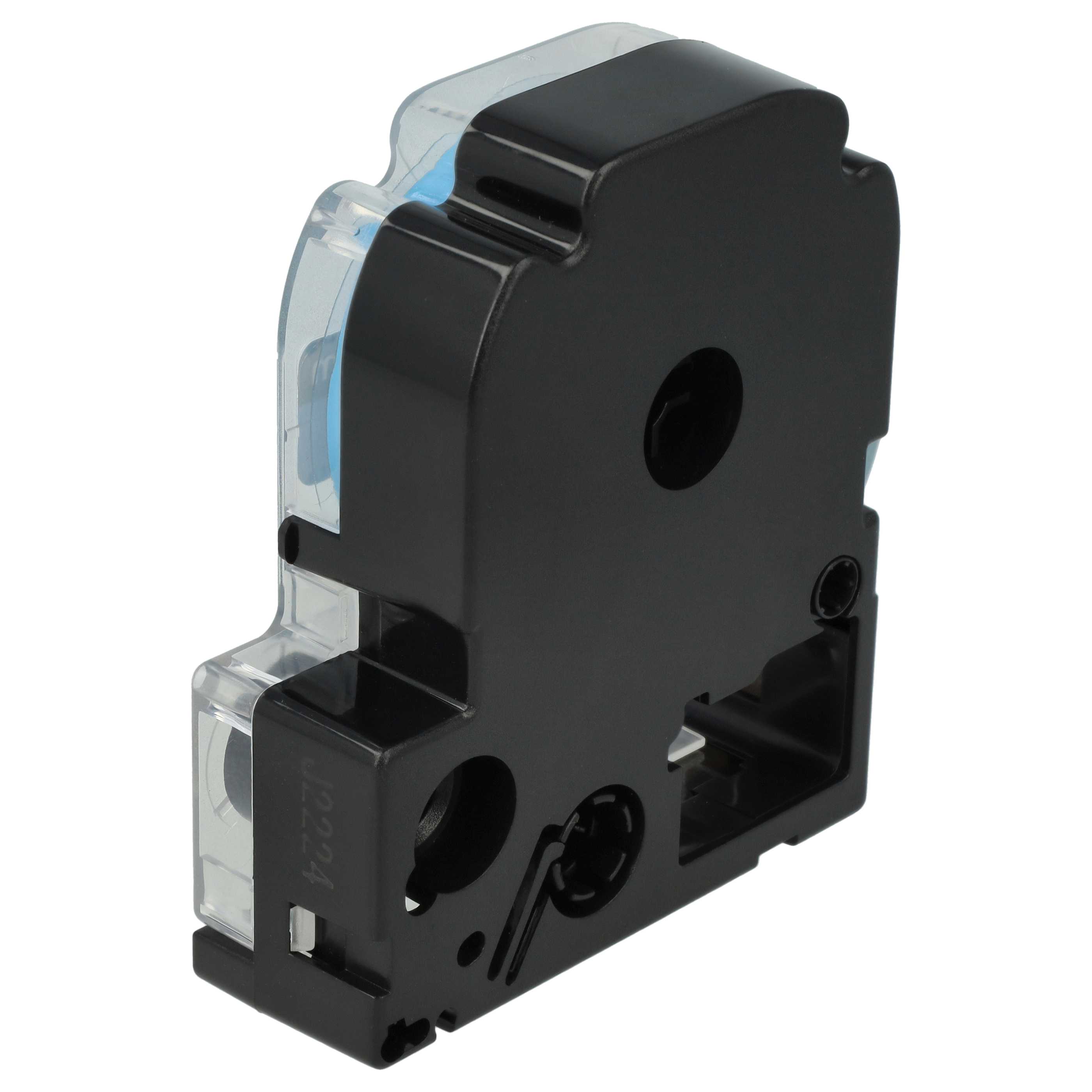 Label Tape replaces Epson LC-4LBP - 12 mm Black to Blue