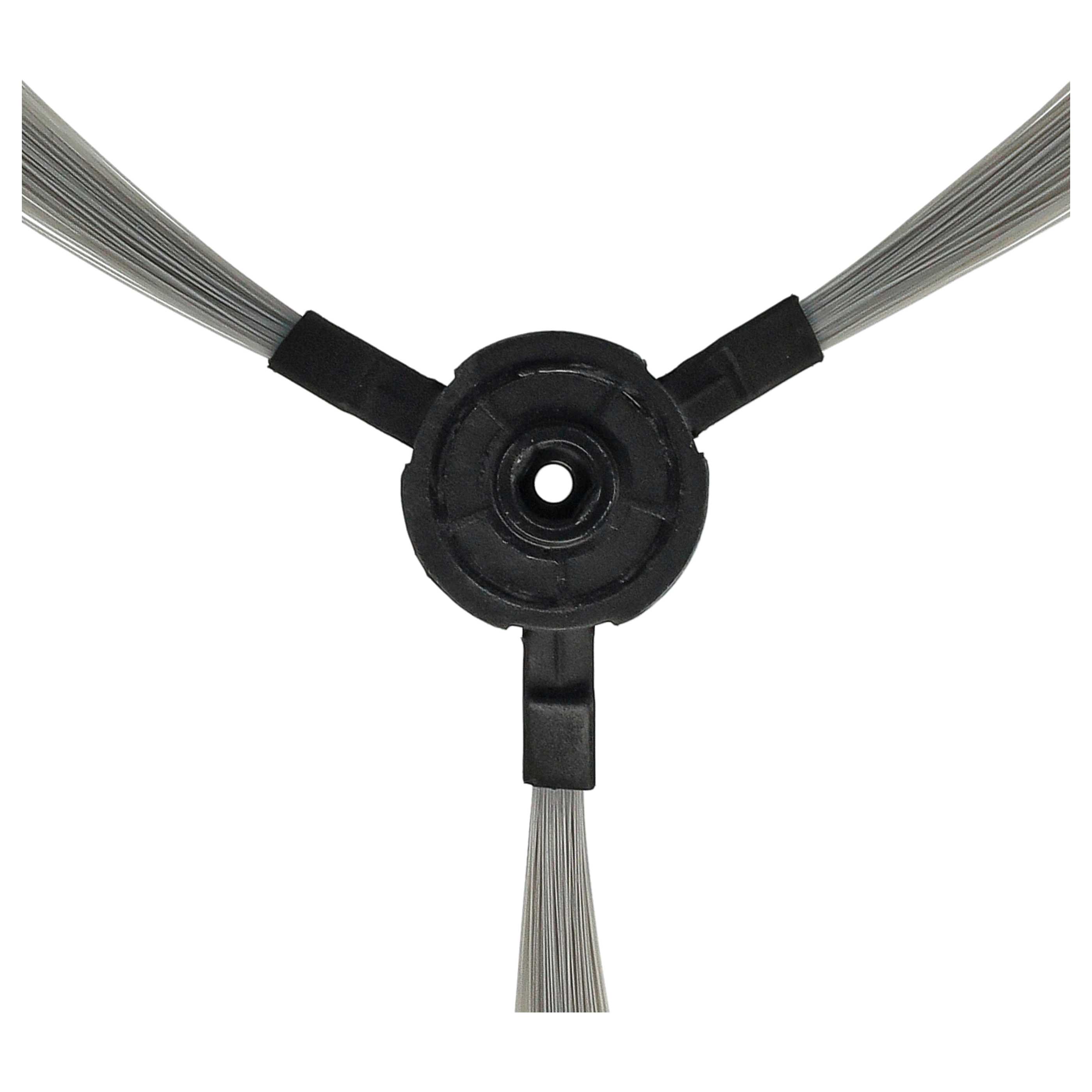 4x Side Brush suitable for Amtidy, Lilin Robot, Yoo Digital Iwip, Klarstein Robot Vacuum Cleaner etc. - 3-arme