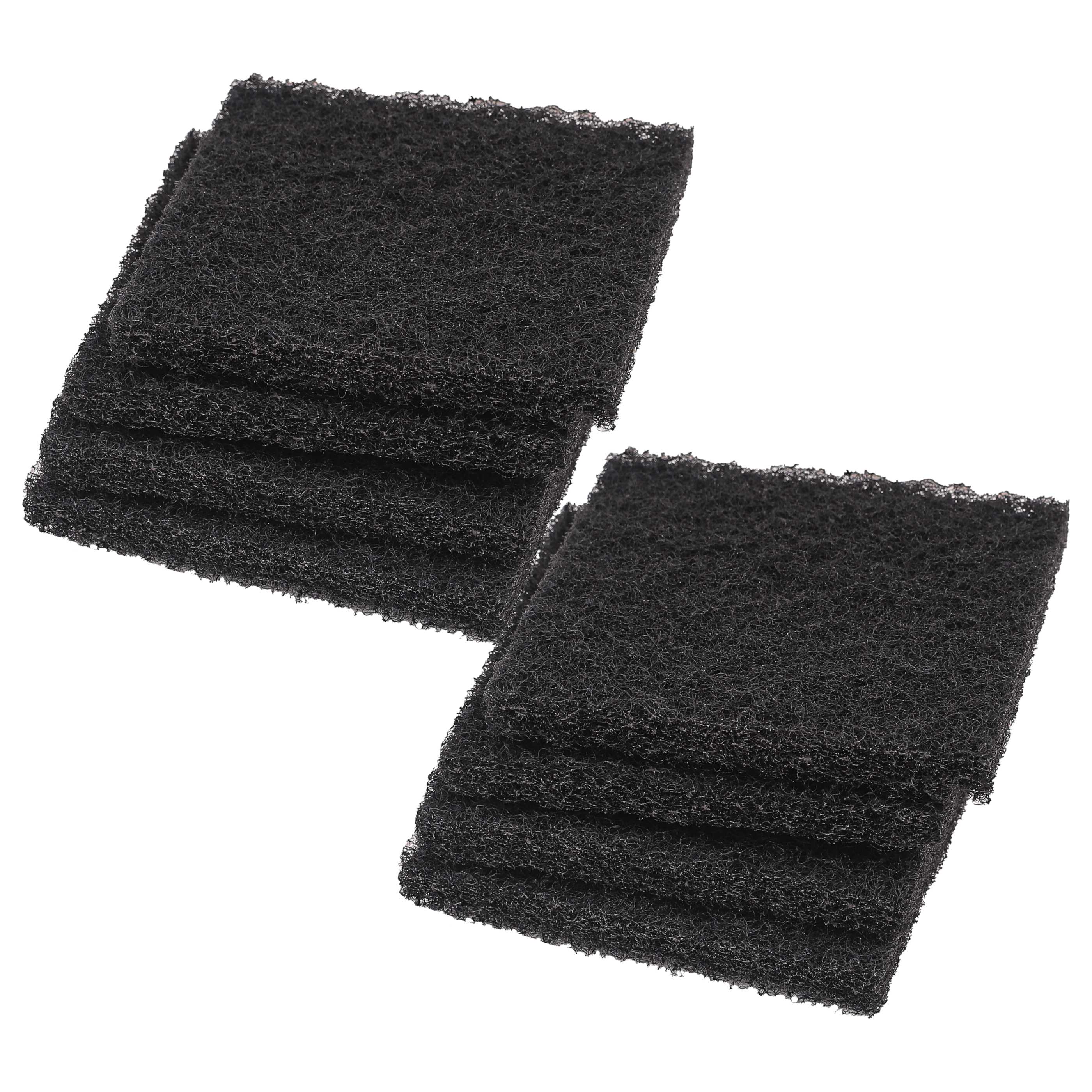8x Aktivkohlefilter als Ersatz für Naber 8011178 für NABER Mülleimer, Abfalleimer u.a. - 9,5 x 9,5 x 1 cm