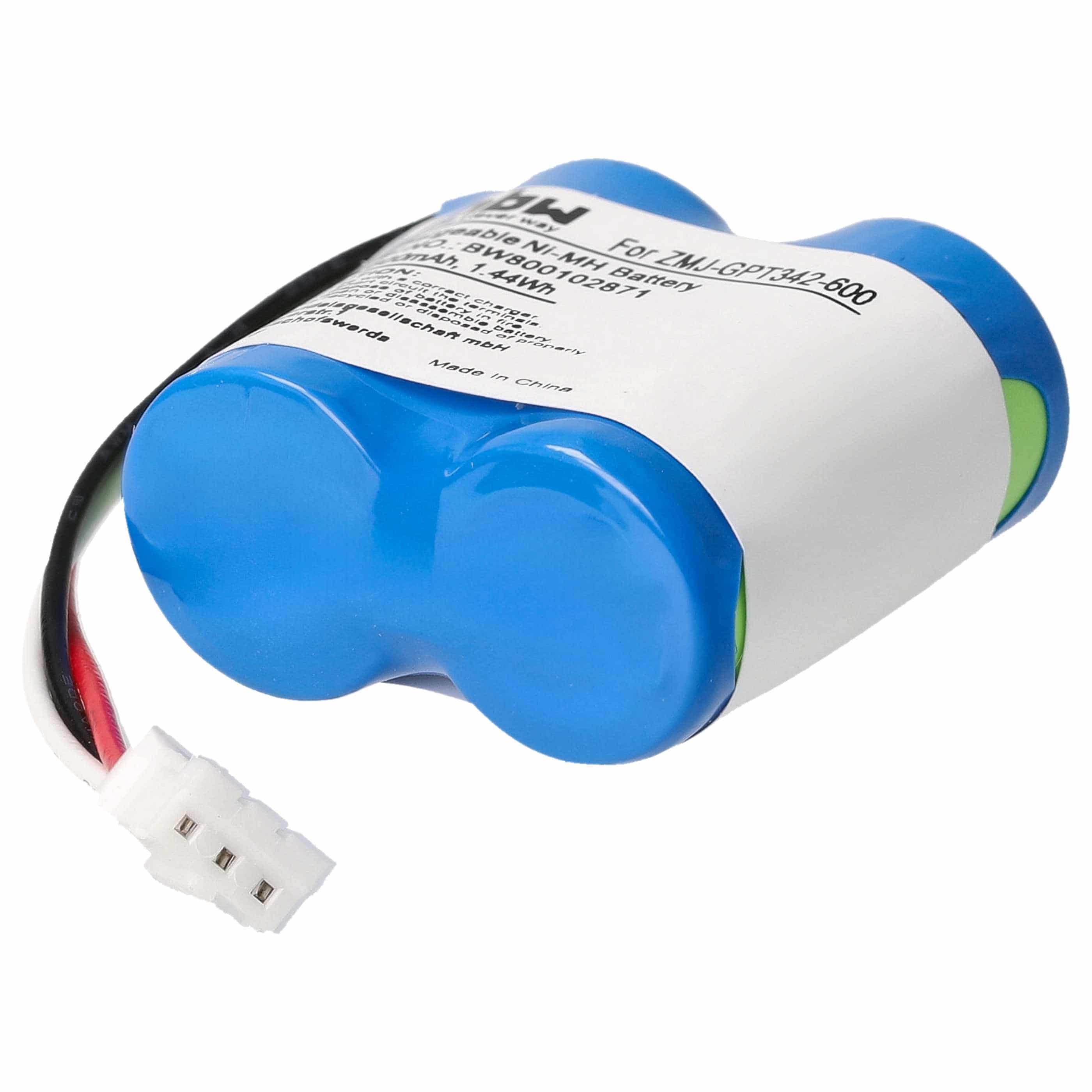 Batterie remplace Philips CP51U, T328, CP51, T330, BC103510, 91C pour téléphone Philips - 600mAh 2,4V NiMH