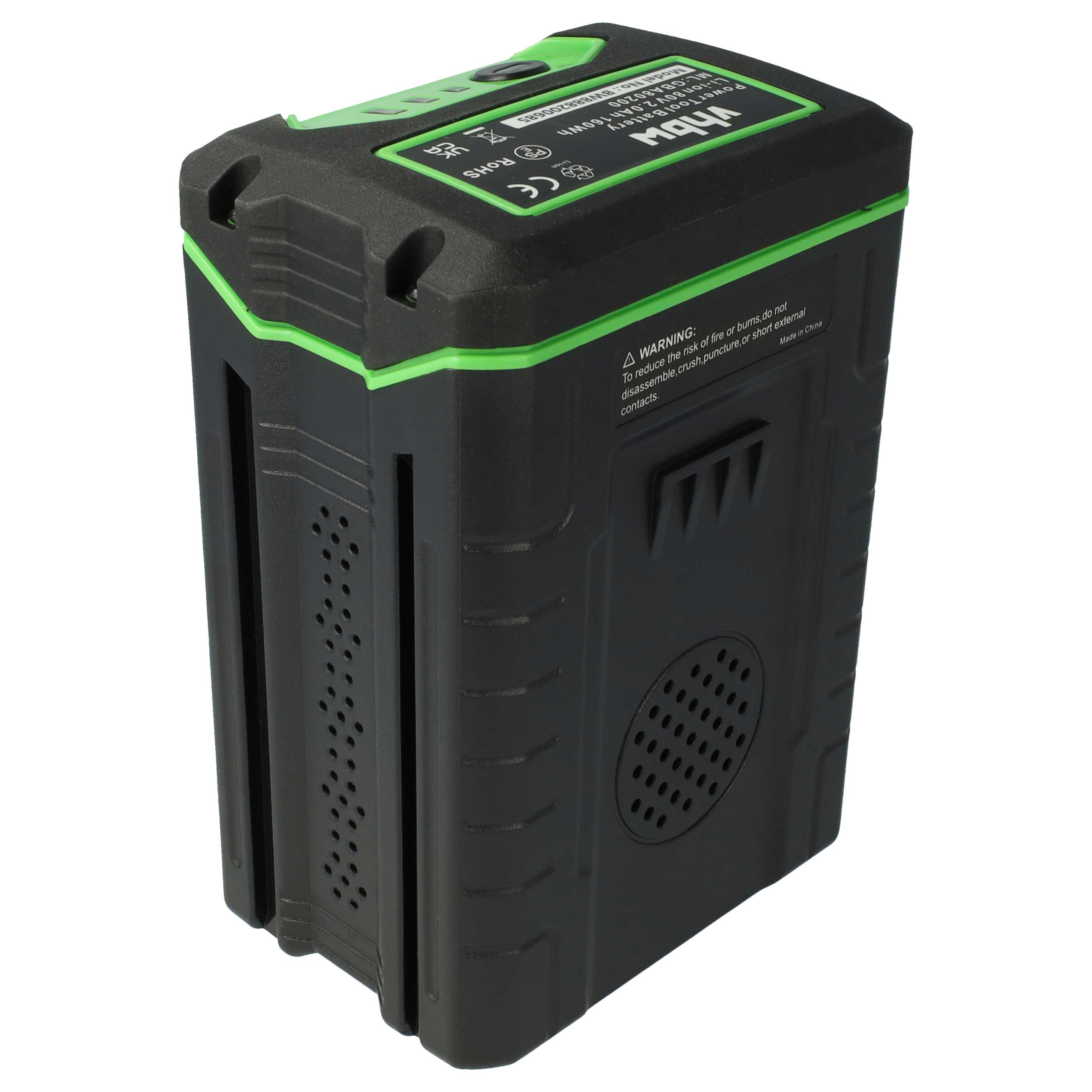 Akku (2x Stück) 80V passend für Kobalt 80V Max - 2500mAh, Li-Ion