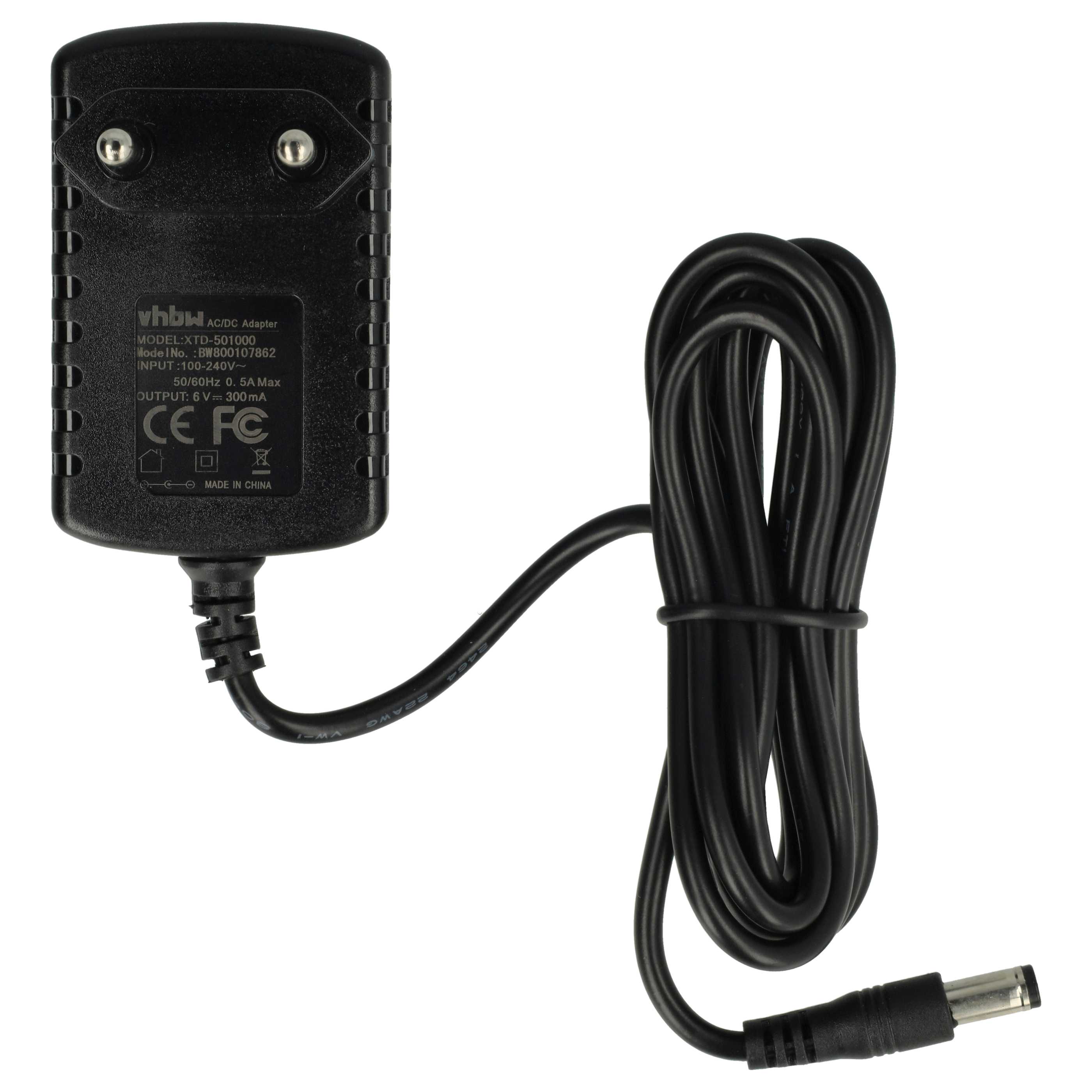 Mains Power Adapter replaces Sharp EA-28A, SH-MX15W EU for Sharp Receipt Printing Calculator - 9.1 cm