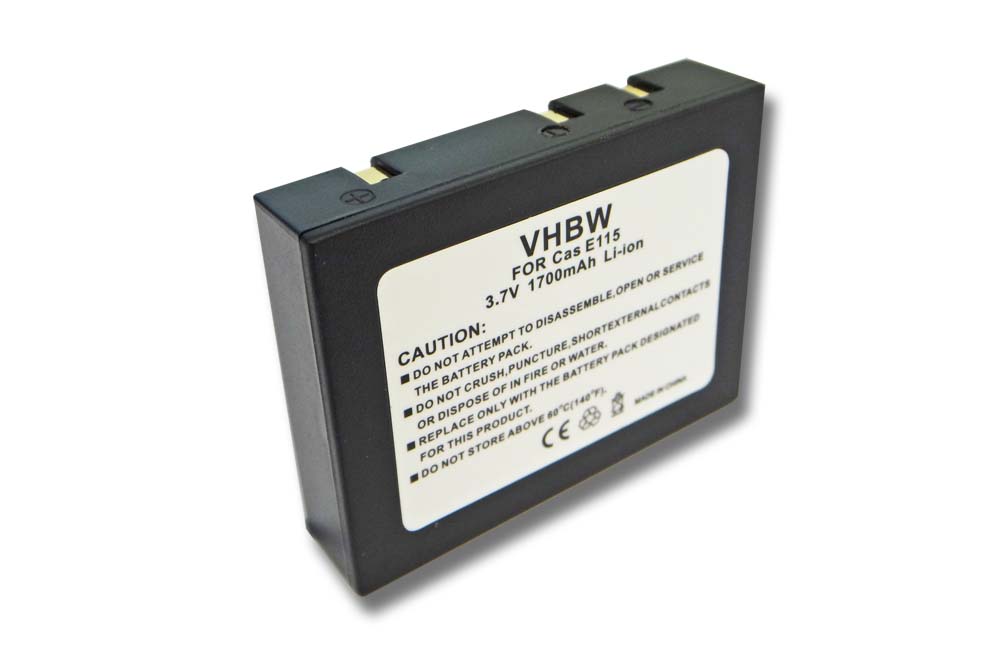 Batteria sostituisce Casio JK210LT, JK-210LT per cellulare Casio - 1700mAh 3,7V Li-Ion