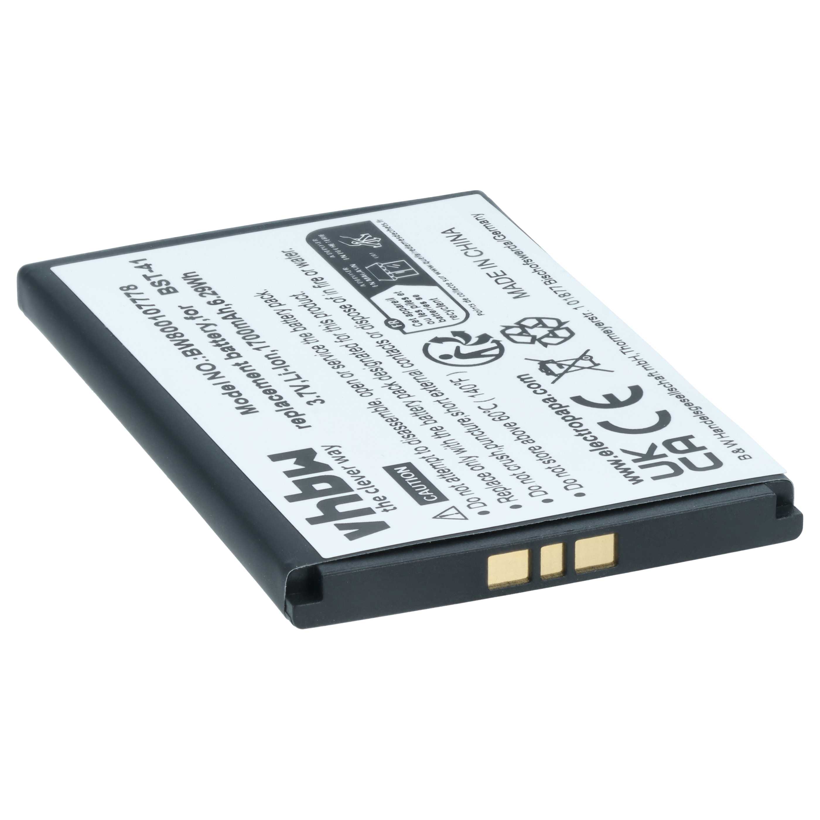 Akumulator do telefonu smartfona zamiennik Sony BST-41 - 1700 mAh 3,7 V Li-Ion