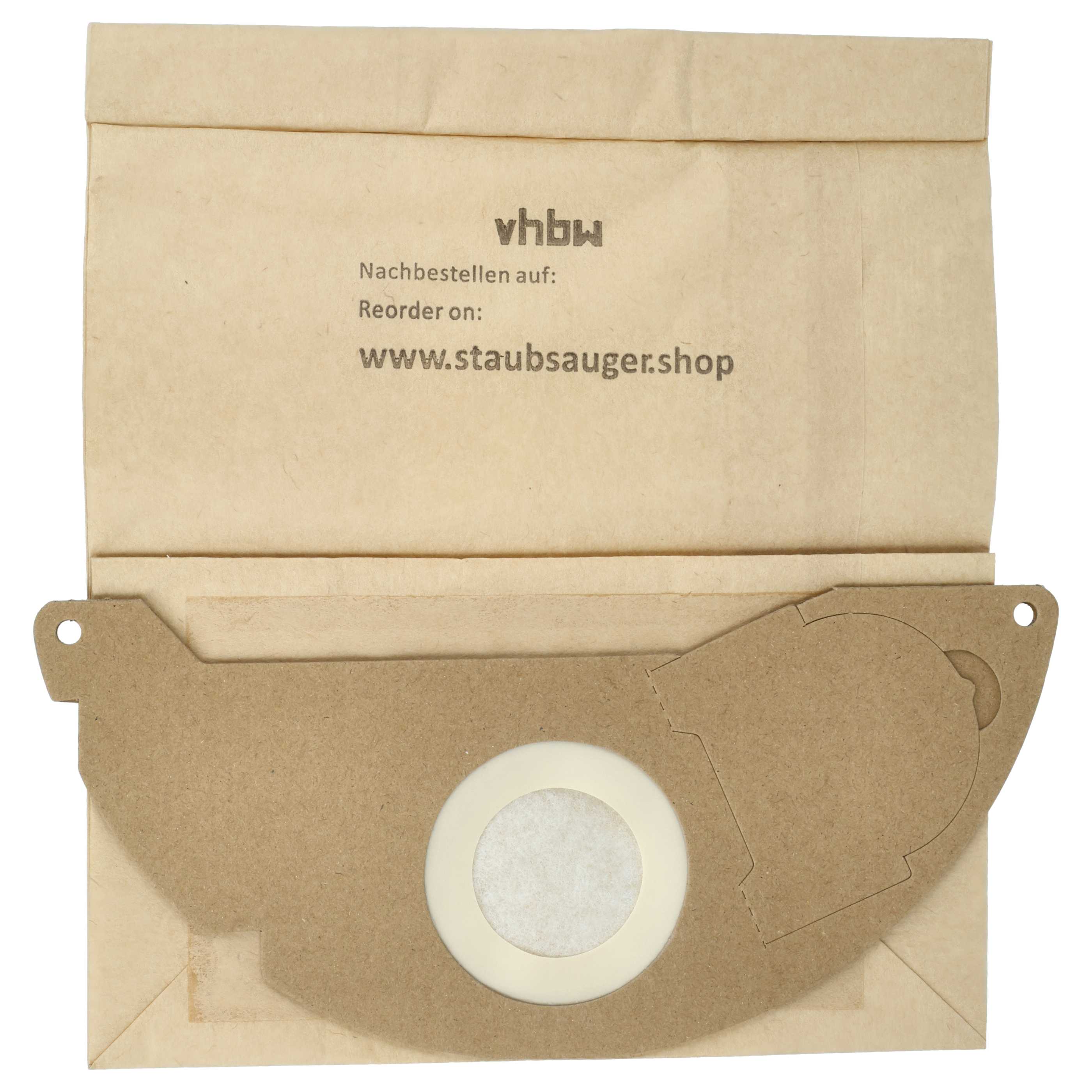 10x Sac remplace Kärcher 6.904-322, 6.904-322.0 pour aspirateur Kärcher - papier