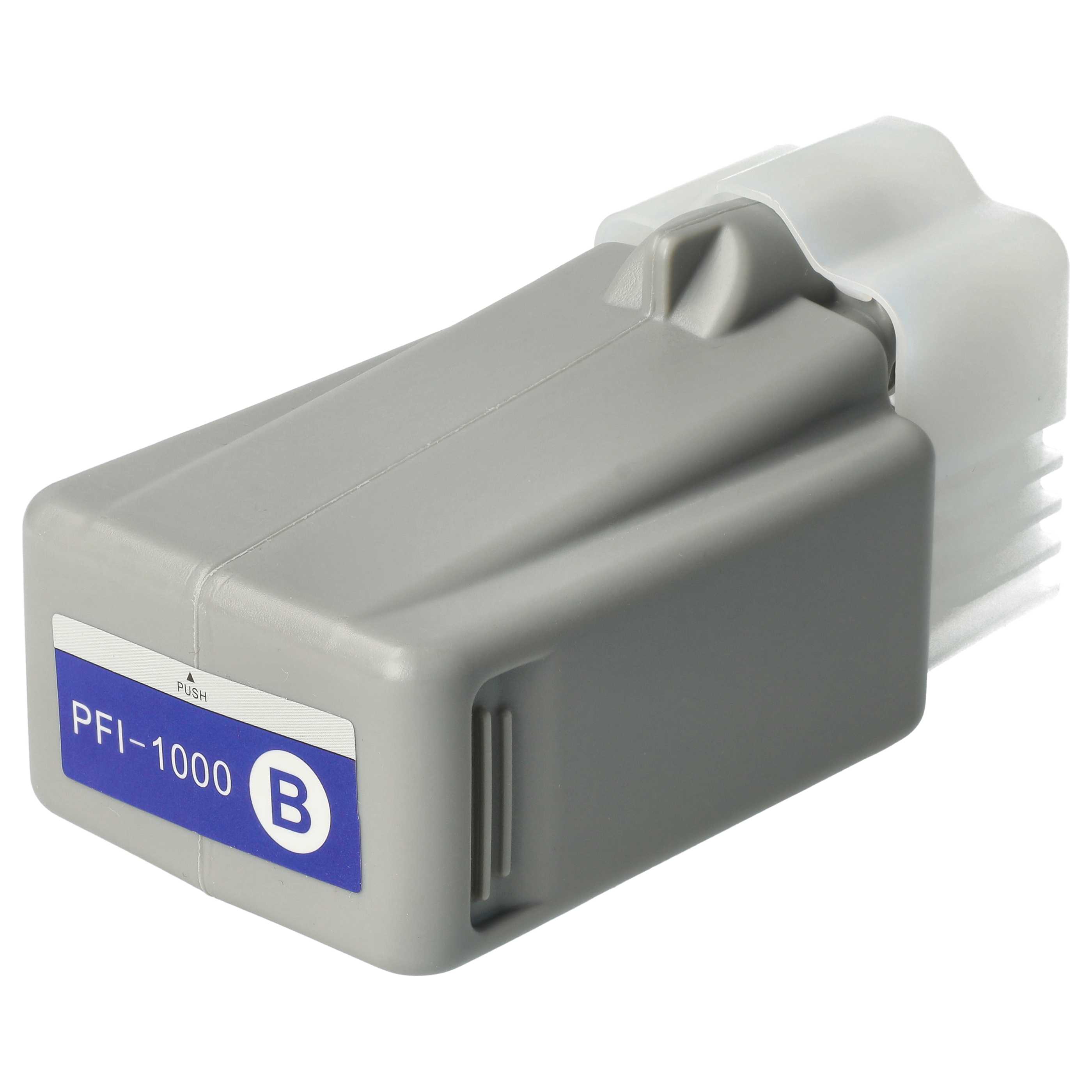 Ink Cartridge as Exchange for Canon PFI-1000B, PFI-1000 B for Canon Printer - Blue 80 ml + Chip