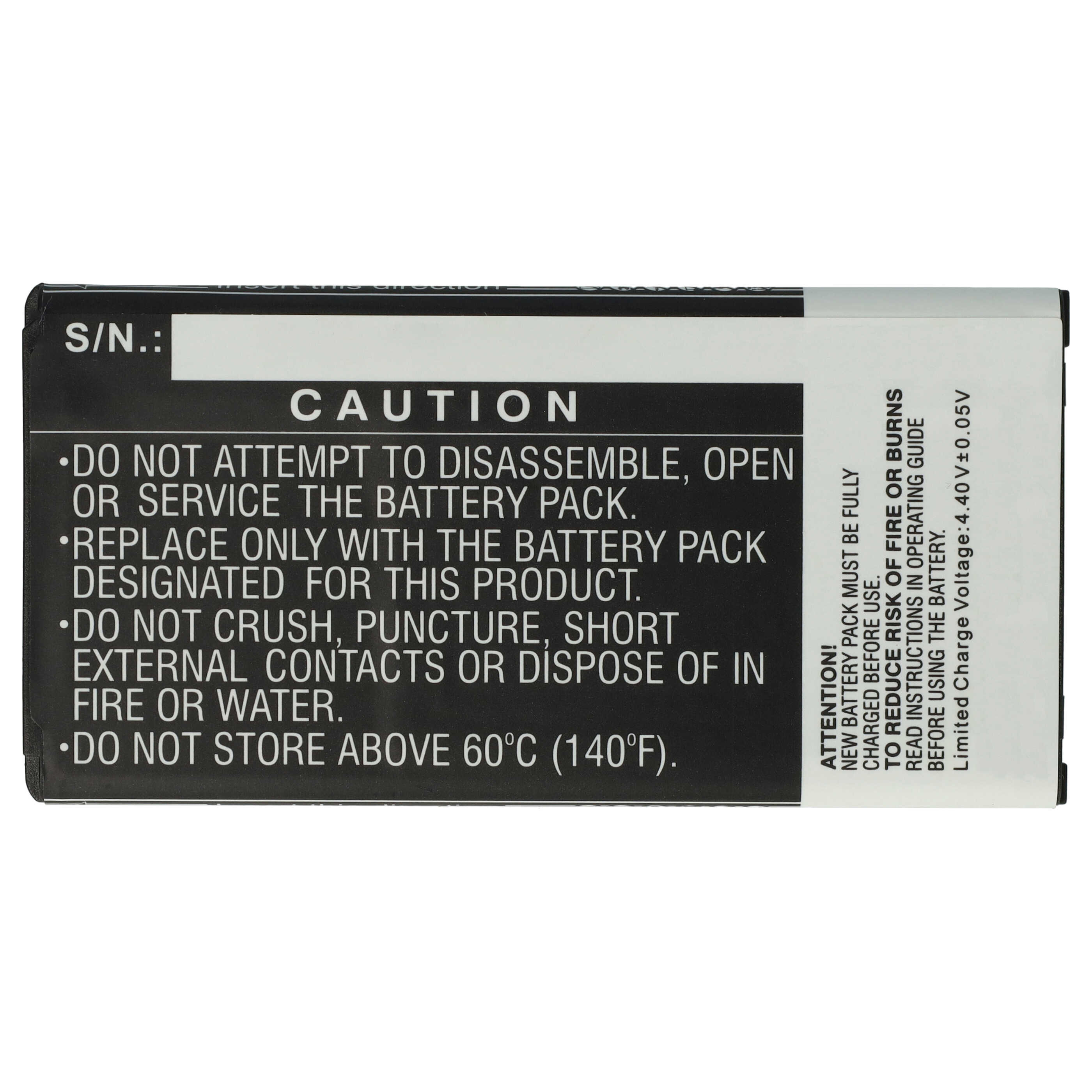 Batterie remplace Samsung EB-BG390BBE pour téléphone portable - 2800mAh, 3,8V, Li-polymère avec NFC