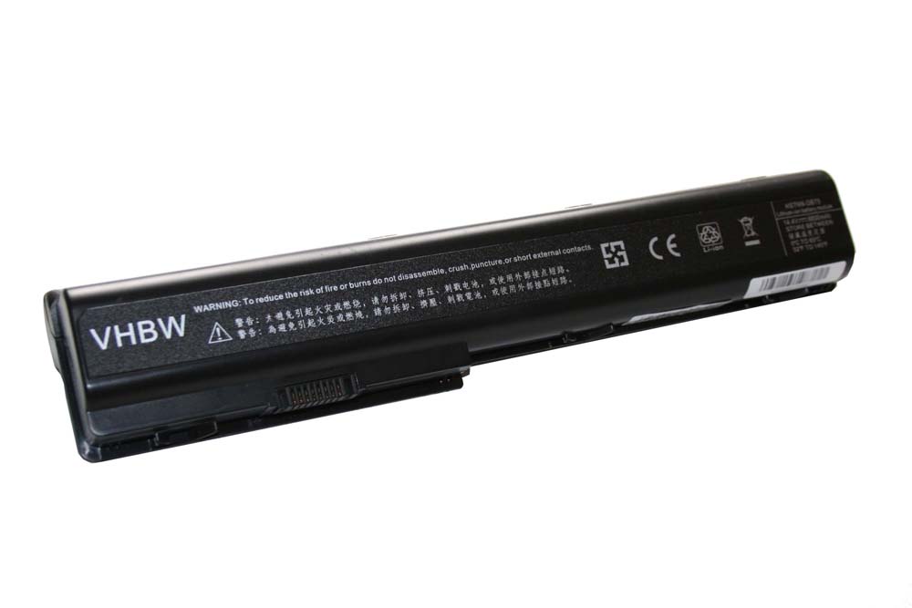 Akumulator do laptopa zamiennik HP 464058-121, 464059-121, 464059-141 - 6600 mAh 14,8 V Li-Ion, czarny