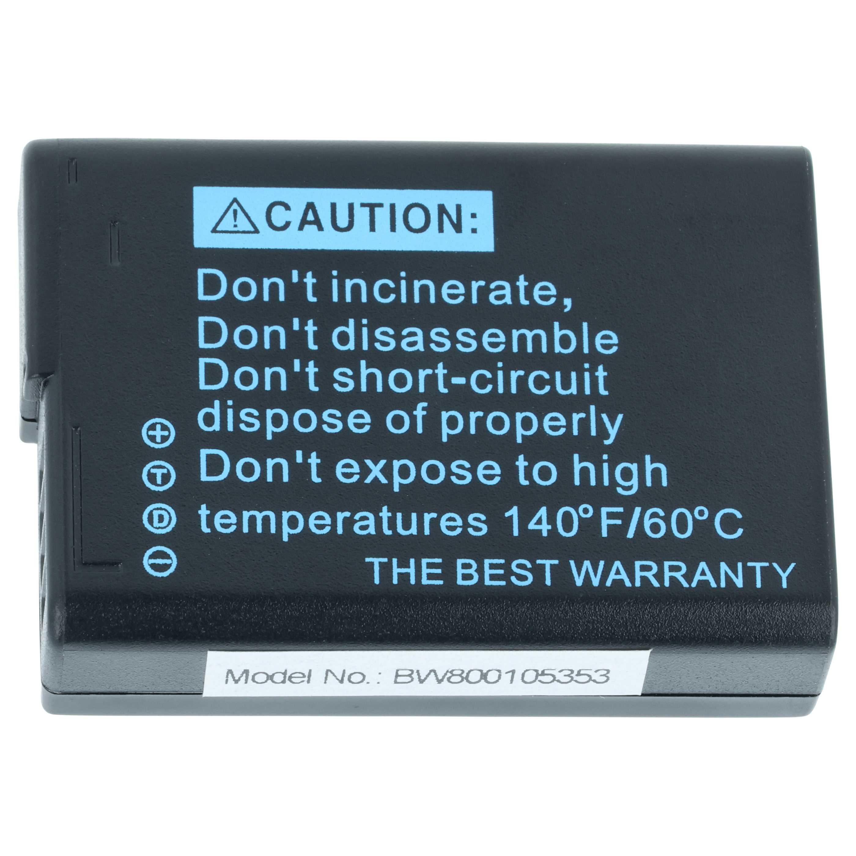 2x Akumulator do aparatu cyfrowego zamiennik Panasonic DMW-BLD10, DMW-BLD10E - 950 mAh 7,2 V Li-Ion z chipem