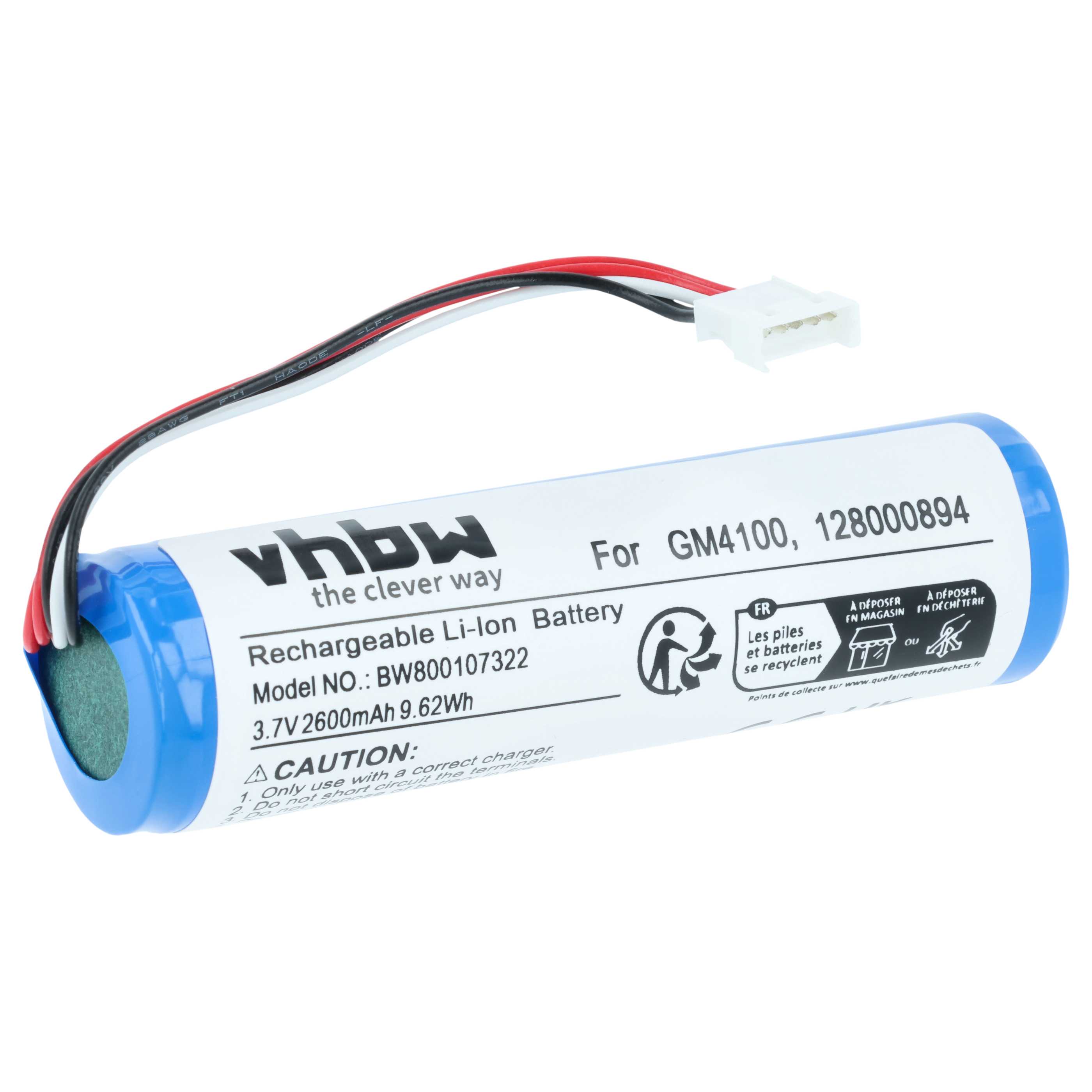 Batteria sostituisce 128000894, RBP-GM40 per barcode scanner Datalogic - 2600mAh 3,7V Li-Ion