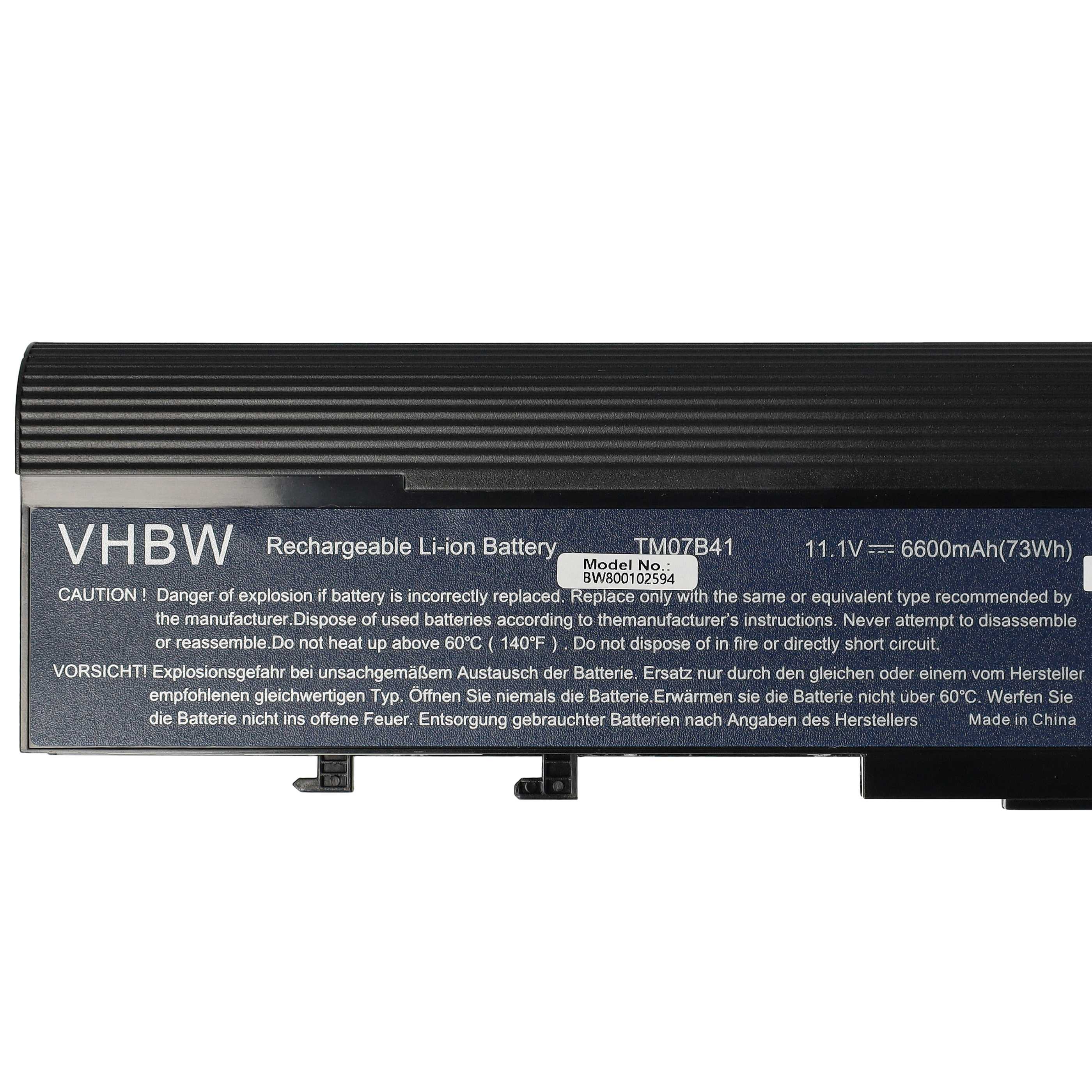 Akumulator do laptopa zamiennik Acer BT.00603.012, 934T2210F, BTP-AMJ1, BT.00604.006 - 6600 mAh 11,1 V Li-Ion