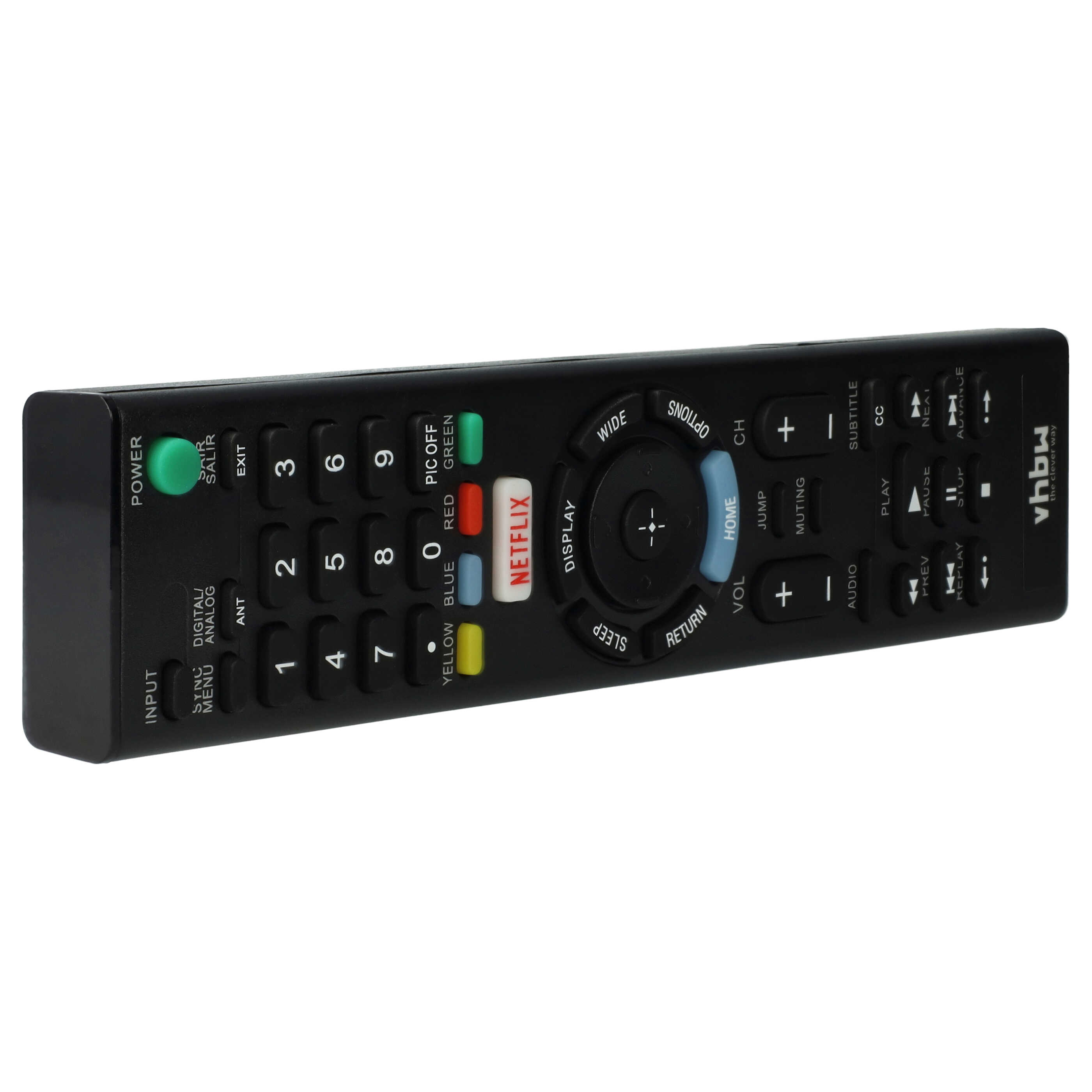 Remote Control replaces Sony RMT-TX102U for Sony TV