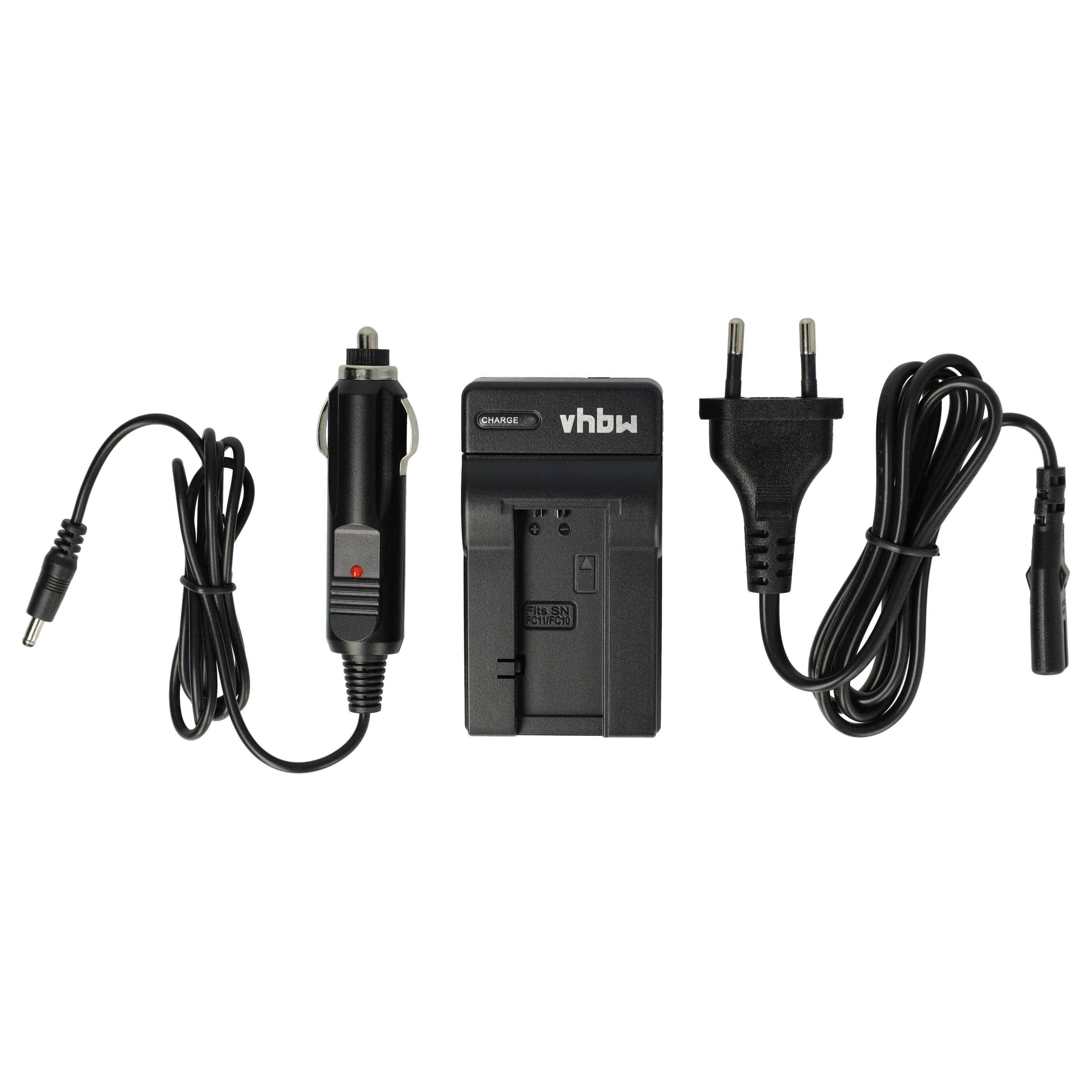 Caricabatterie + adattatore da auto per fotocamera Sony - 0,6A 4,2V 88,5cm