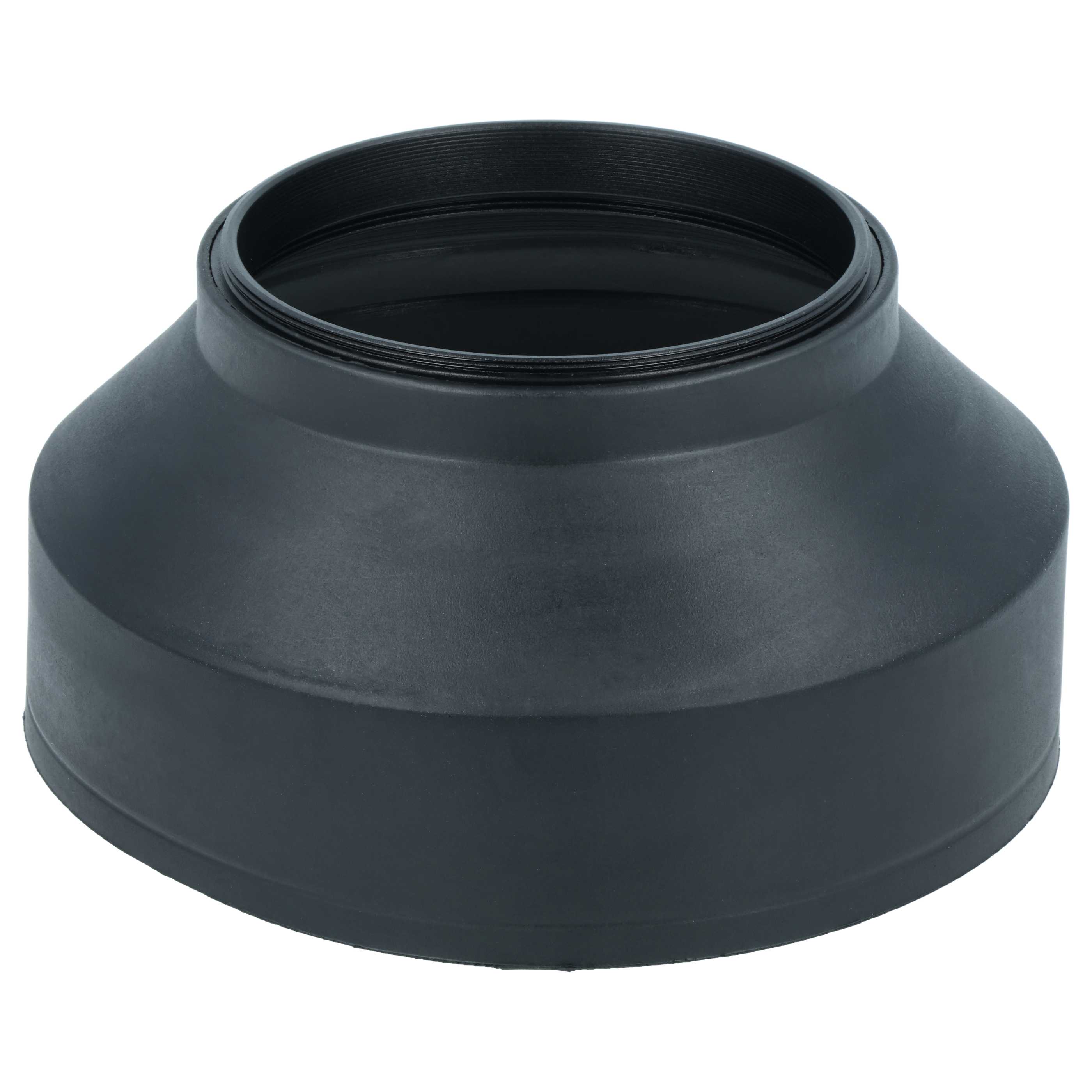 Lens Hood suitable for Lens with 62 mm Diameter, rubber, black