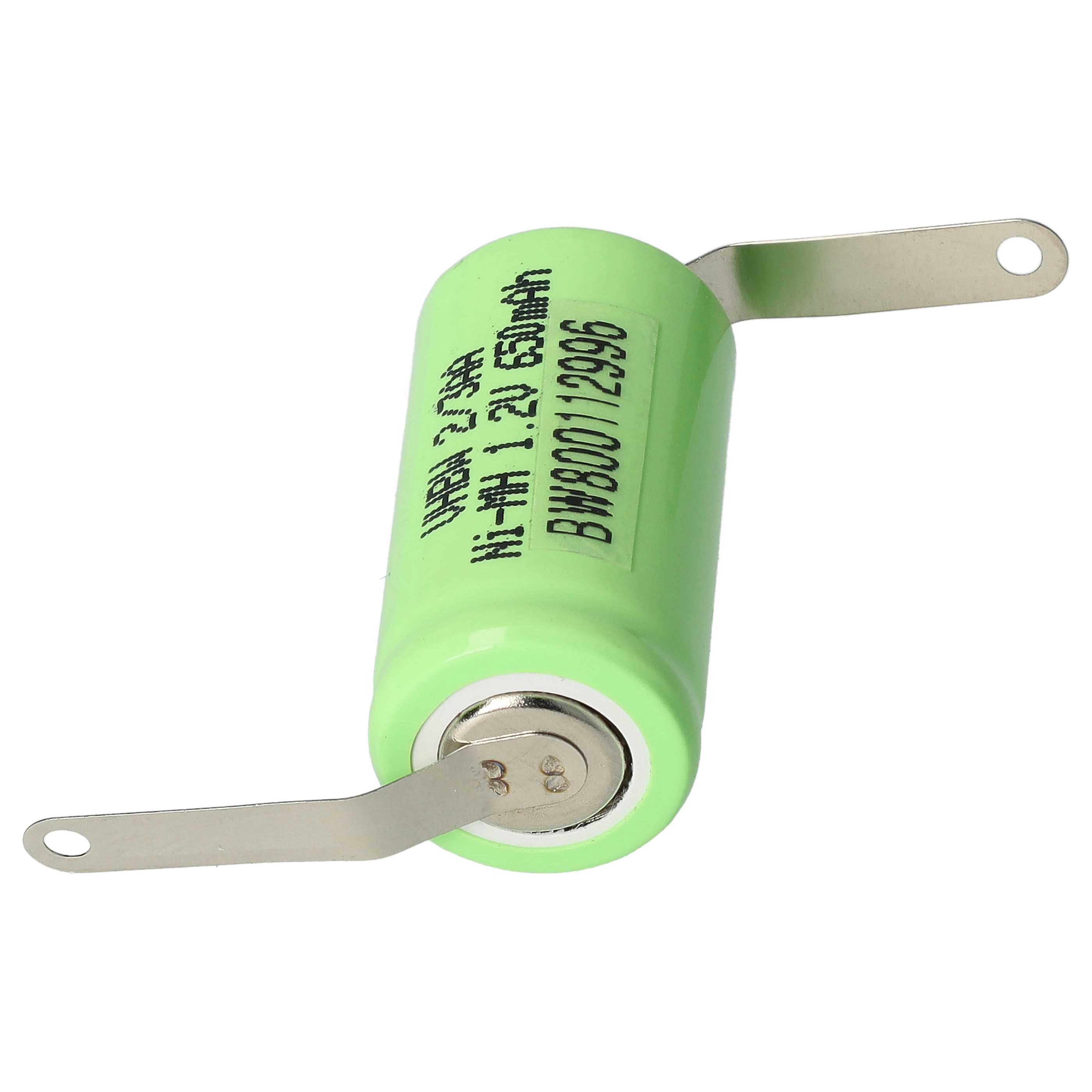 Batterie (10 pcs.) remplace 2/3AA modèle radio-télécommandé - 650mAh 1,2V NiMH