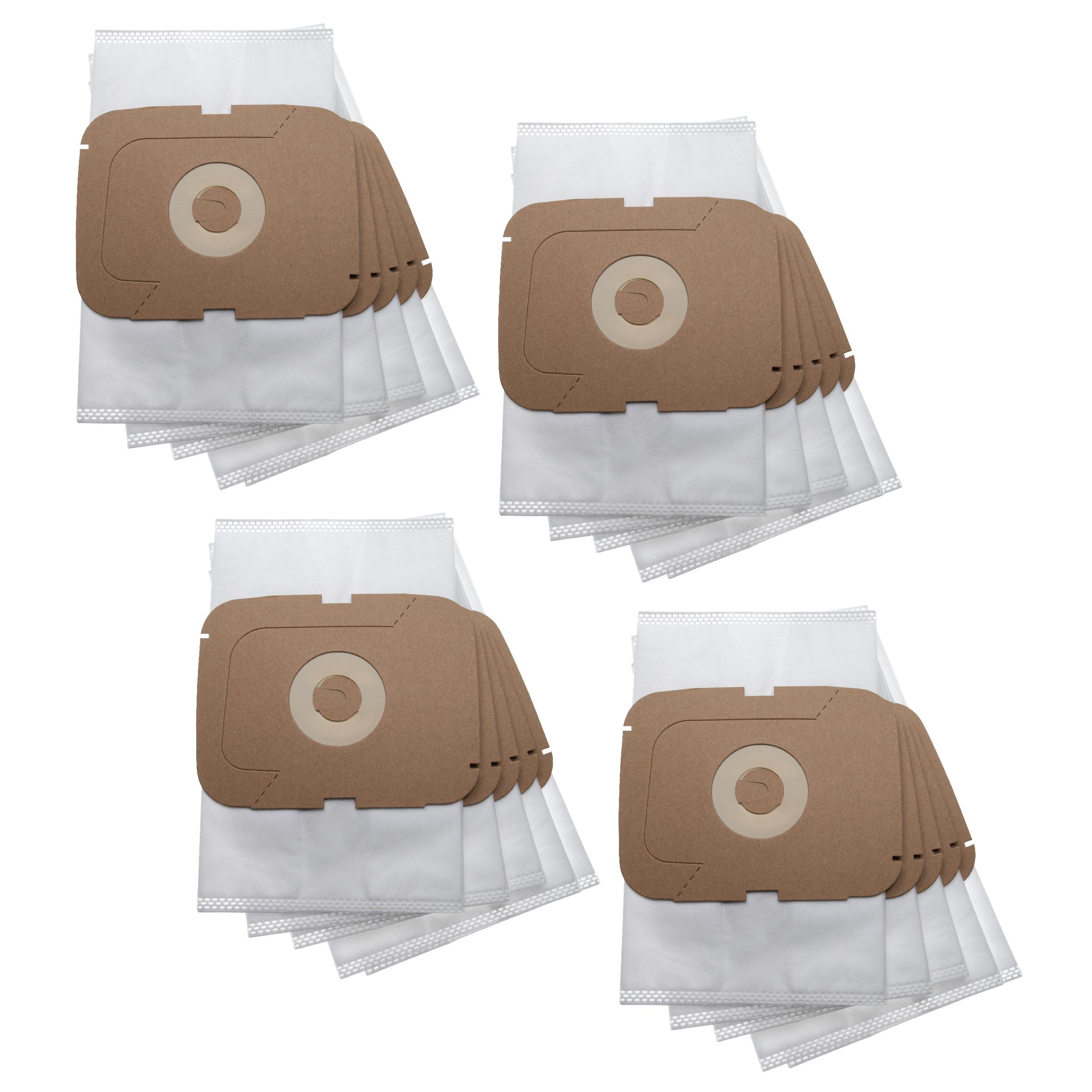 20x Sac remplace Lux 111000150 pour aspirateur Lux - microfibre non tissée
