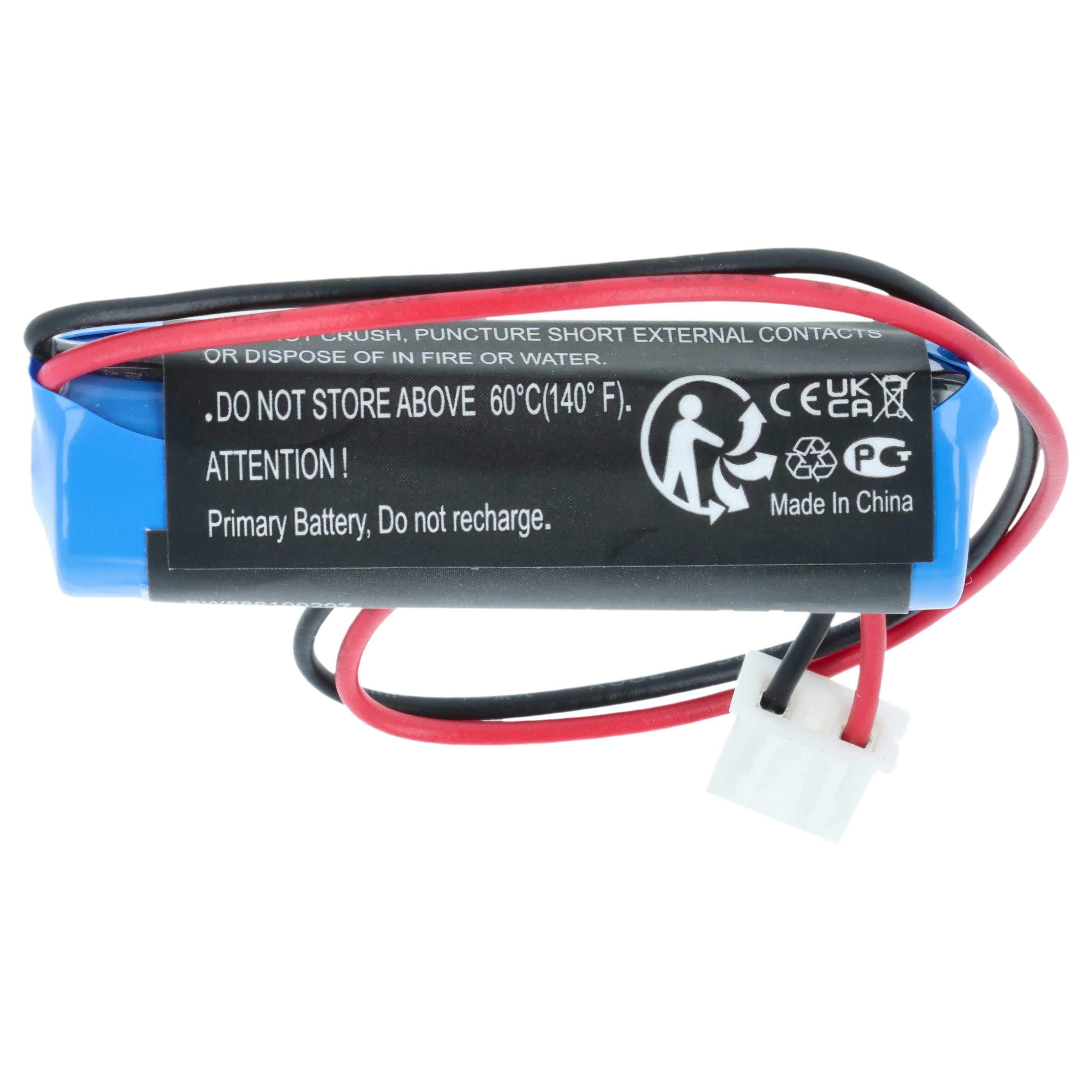 Bateria do PLC programowalnego sterownika zamiennik Mitsubishi F2-40BL, FX2N-48M - 1800 mAh 3,6 V Li-SOCl2