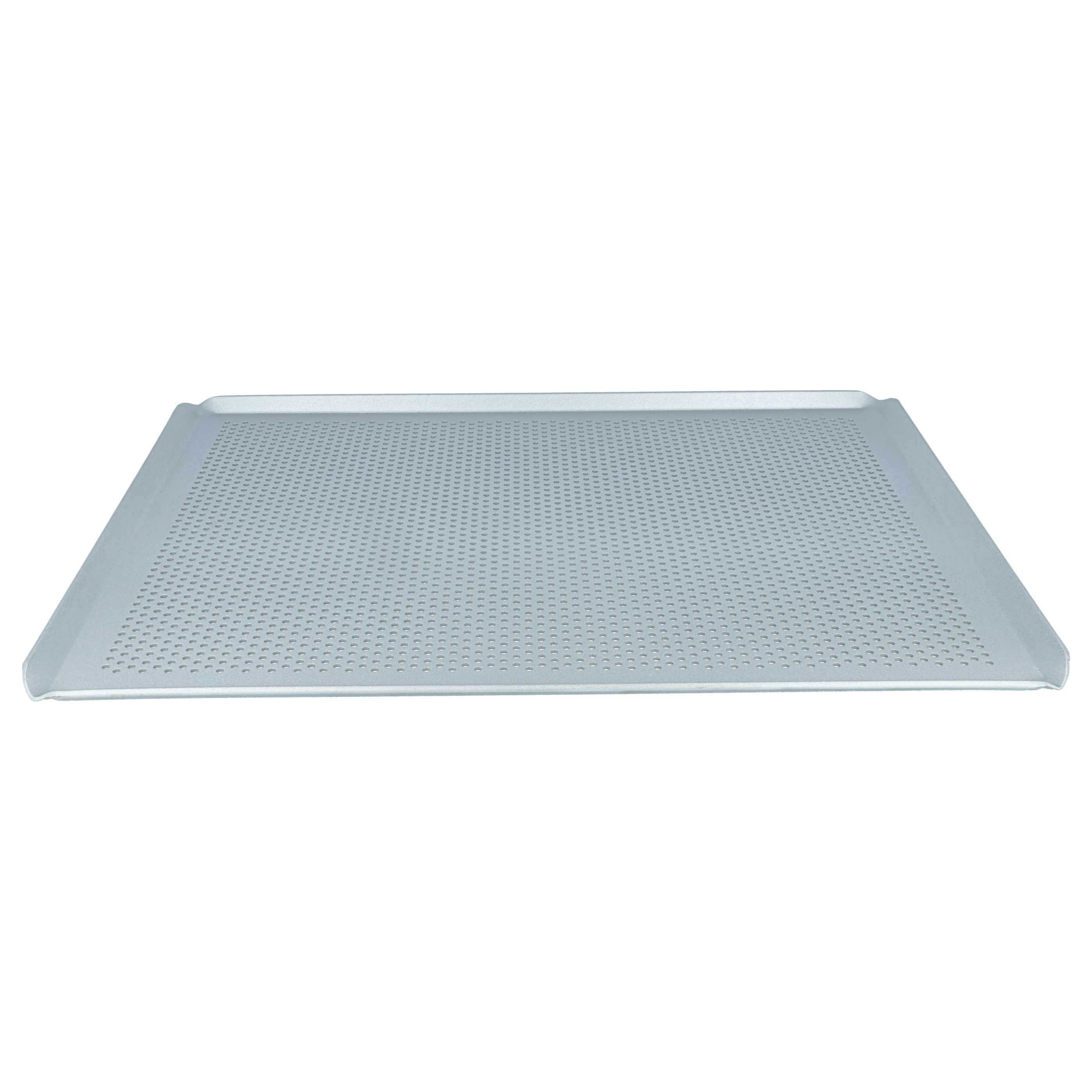 Bandeja de horno universal para hornos - 40 x 30 x 1 cm plata, perforado