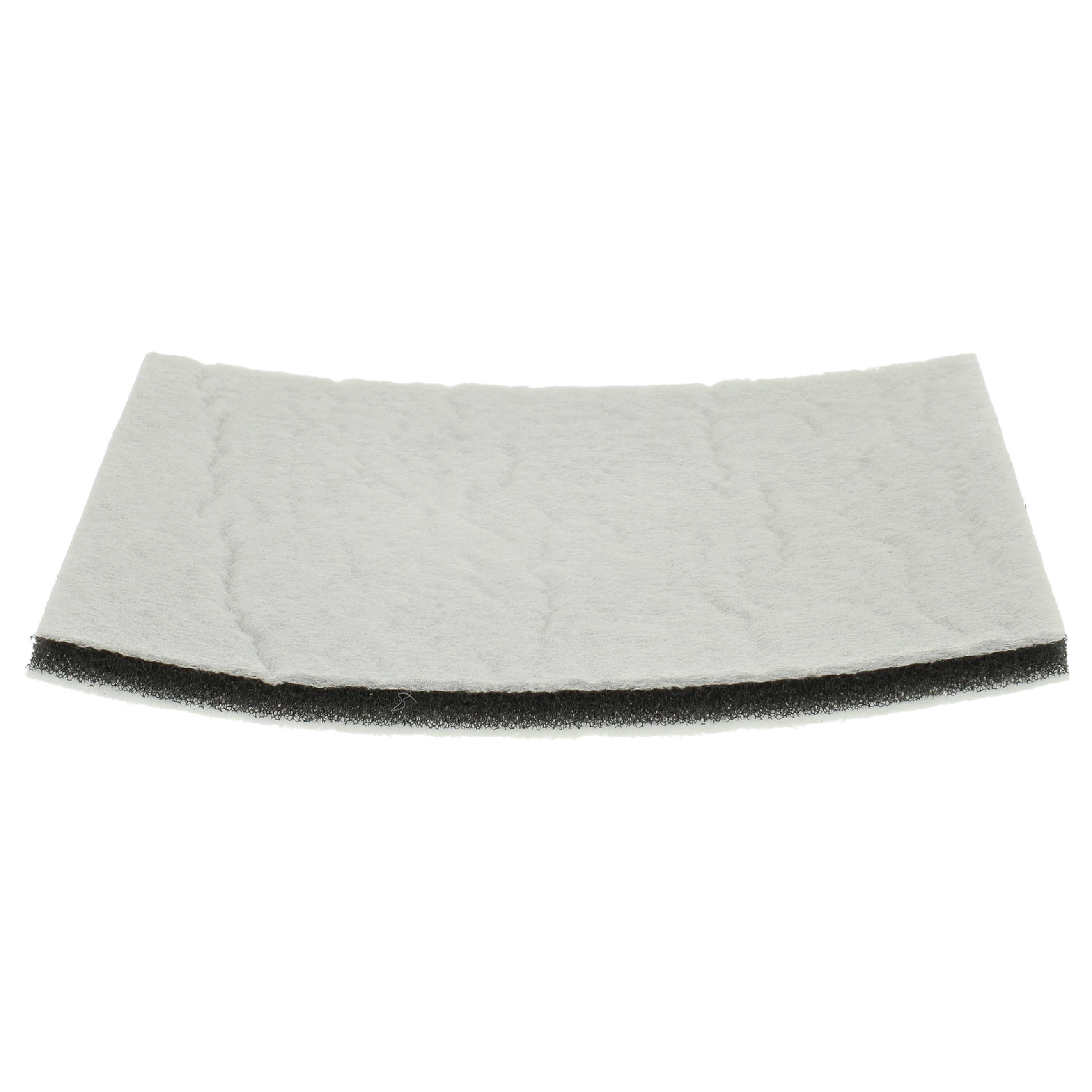 2x motor filter replaces Philips 482248010228 for Philips Vacuum Cleaner, 12.4 x 12.9 cm