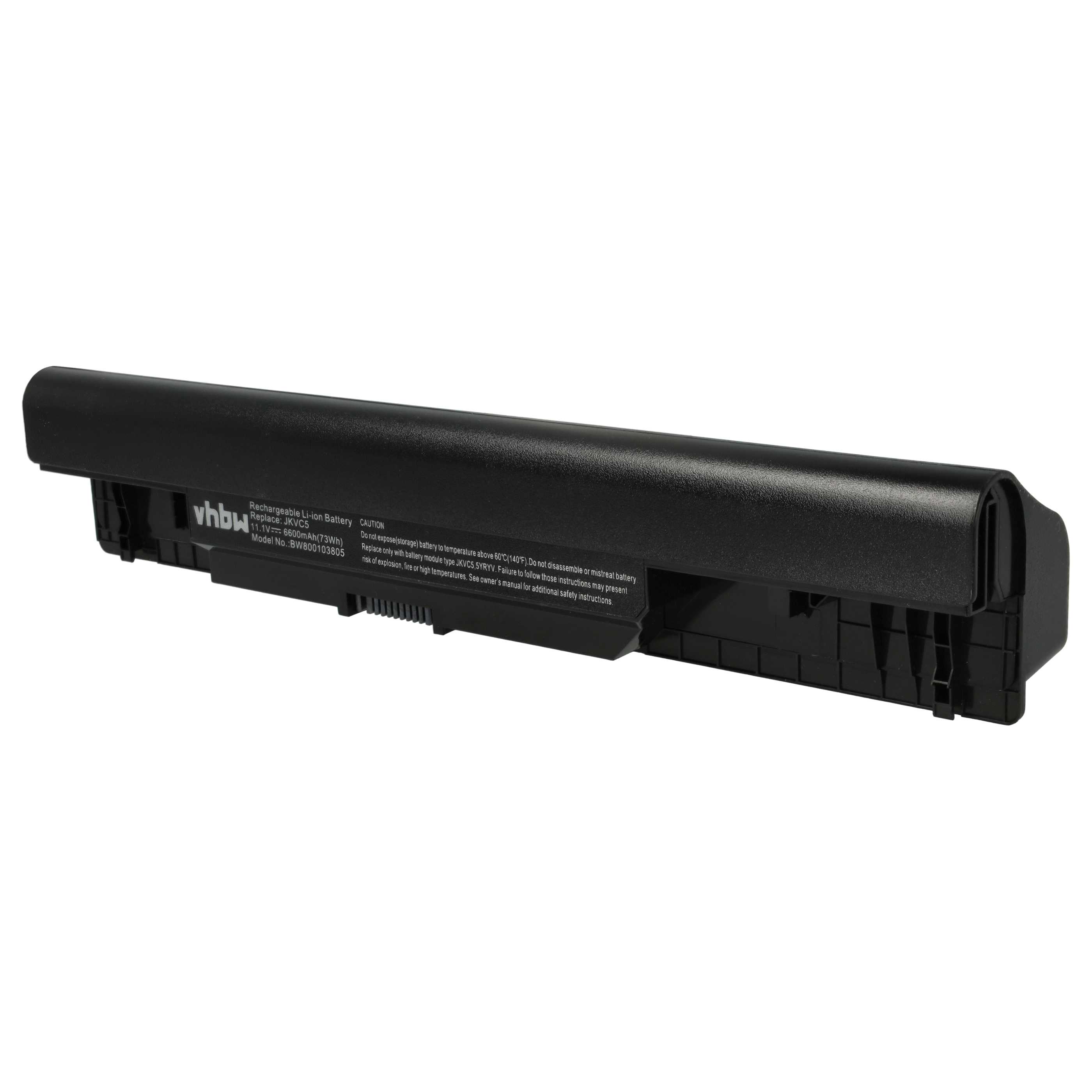 Akumulator do laptopa zamiennik Dell 0FH4HR, 05Y4YV, 0X0WDN, 0NKDWN, 312-1021 - 6600 mAh 11,1 V Li-Ion, czarny