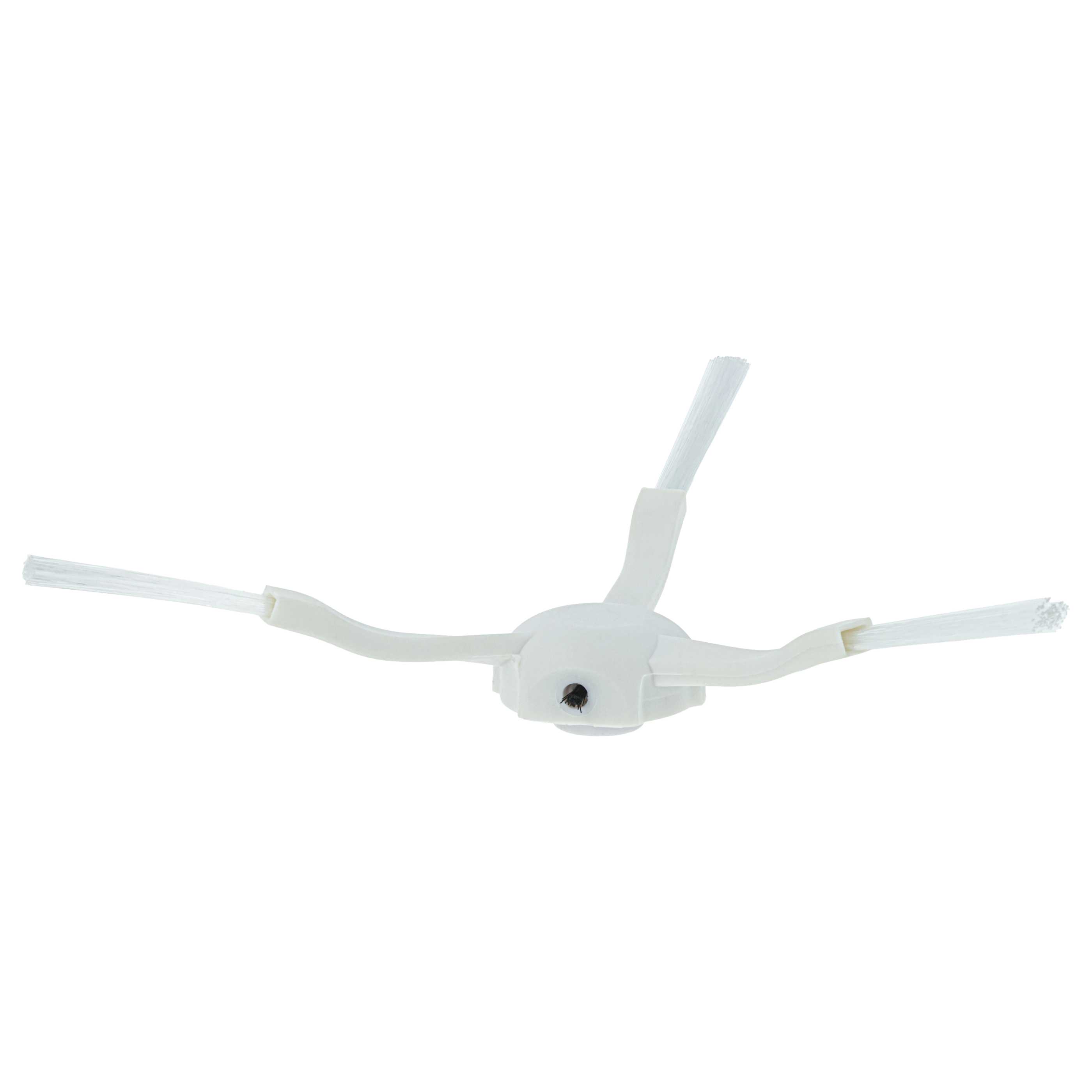 4x Side Brush suitable for Dreame, Xiaomi Mijia 1C Robot Vacuum Cleaner etc. - 3-armed, white