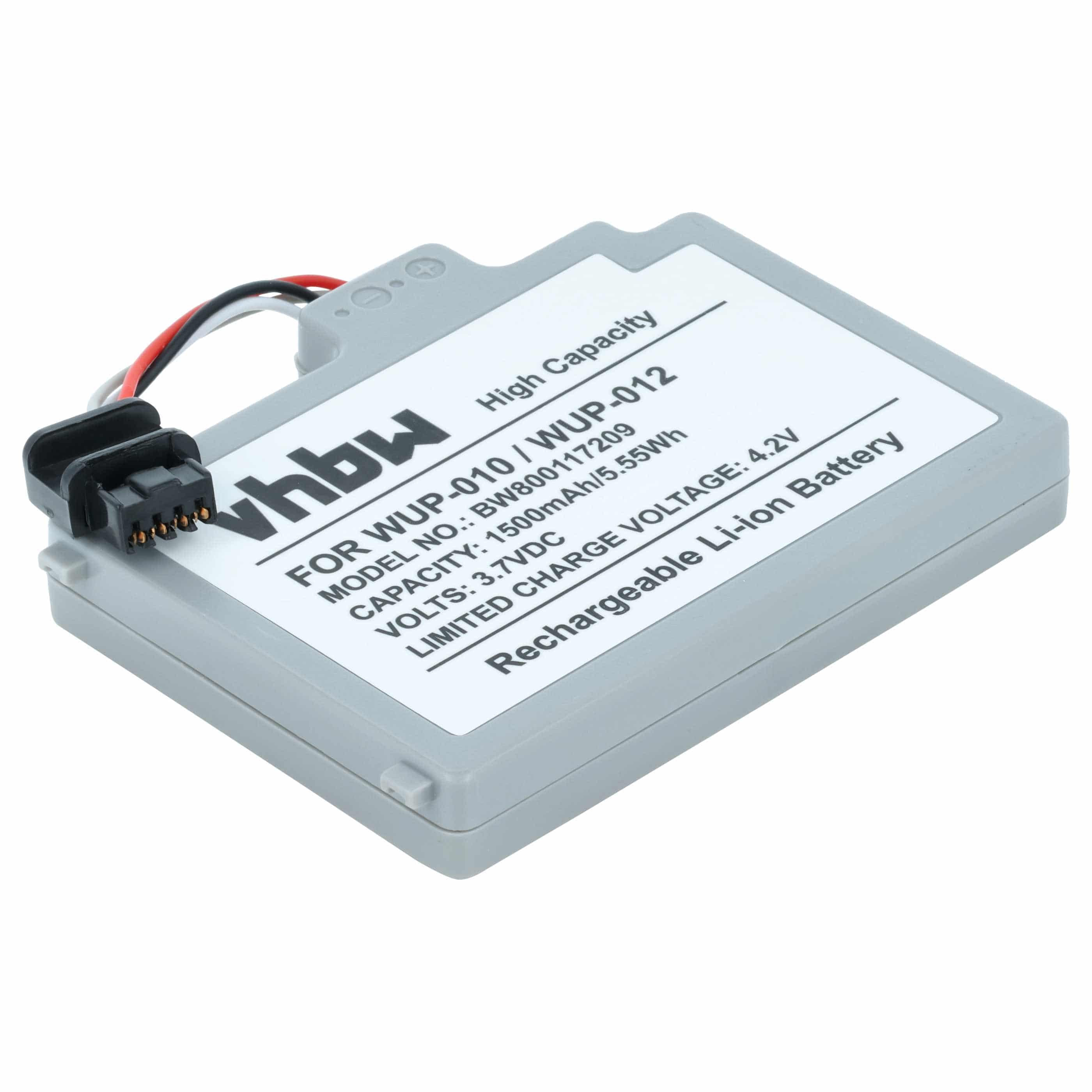 Games Console Battery replaces Nintendo WUP-012 - 1500 mAh 3.7 V Li-polymer