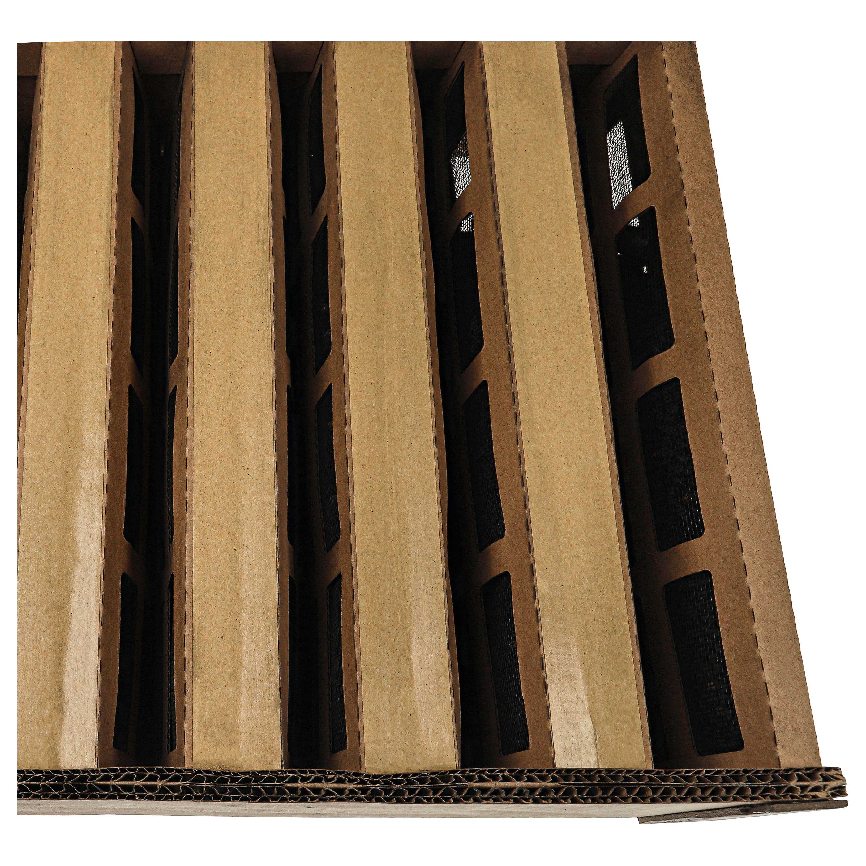 4x Gas and Odour Filter replaces IQAir 102181000, V5-Cell Air Purifier - cardboard / carbon fibres