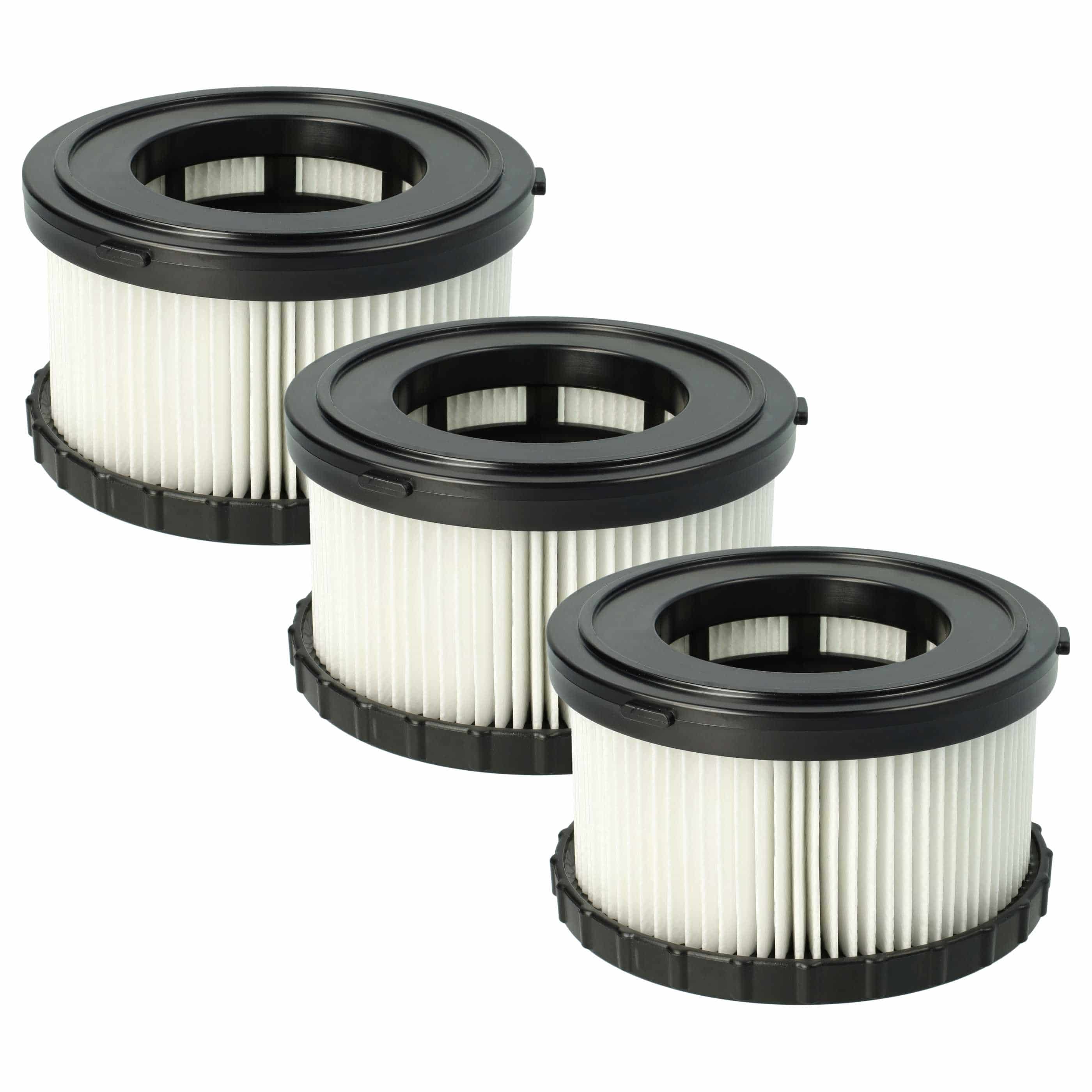 3x Filter replaces Dewalt DC5151H, DC 5151 H for Dewalt Vacuum Cleaner