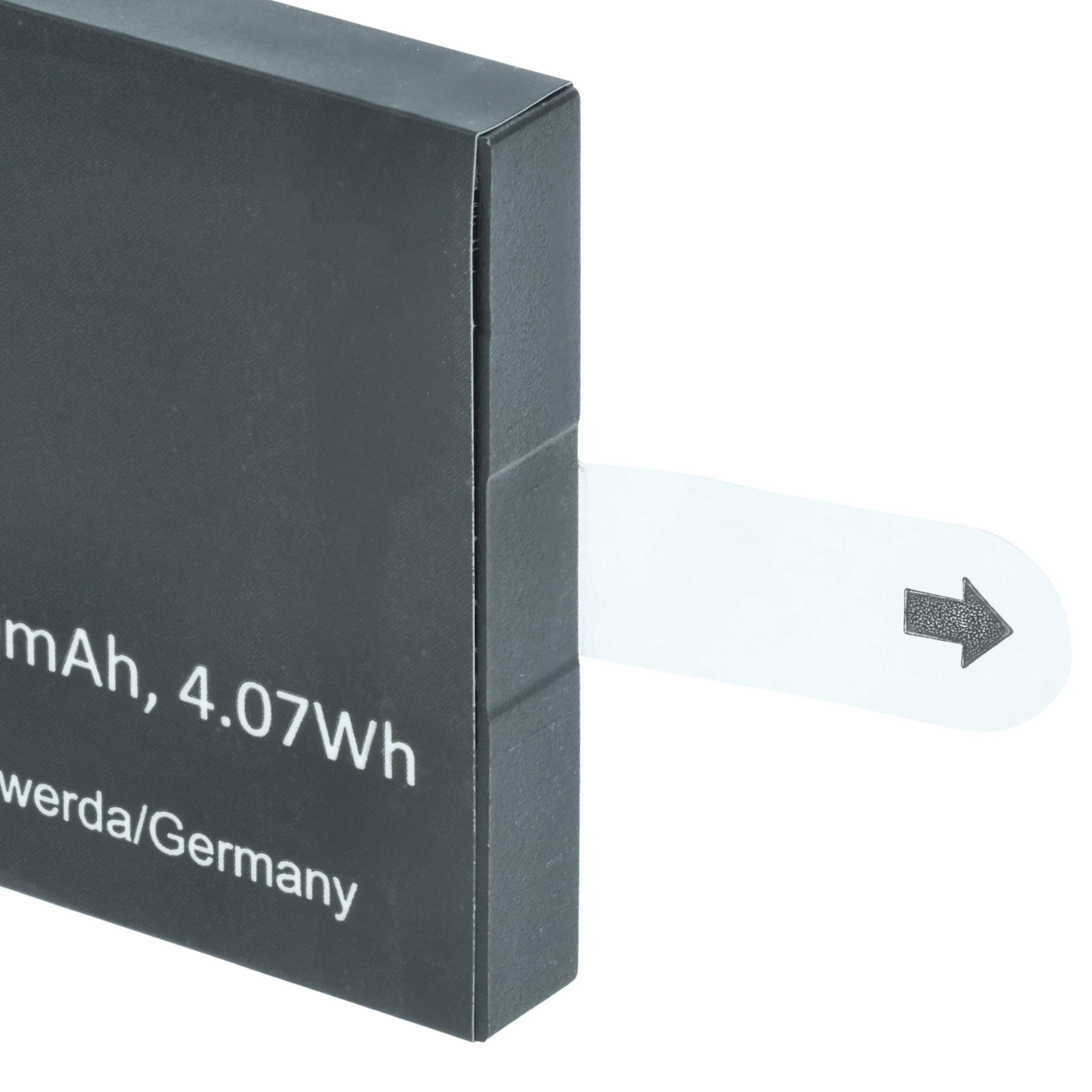 Batería reemplaza Datalogic 11300794, 3H21-00000370 para escáner código de barras (1100 mAh, 3,7 V, Li-Ion)
