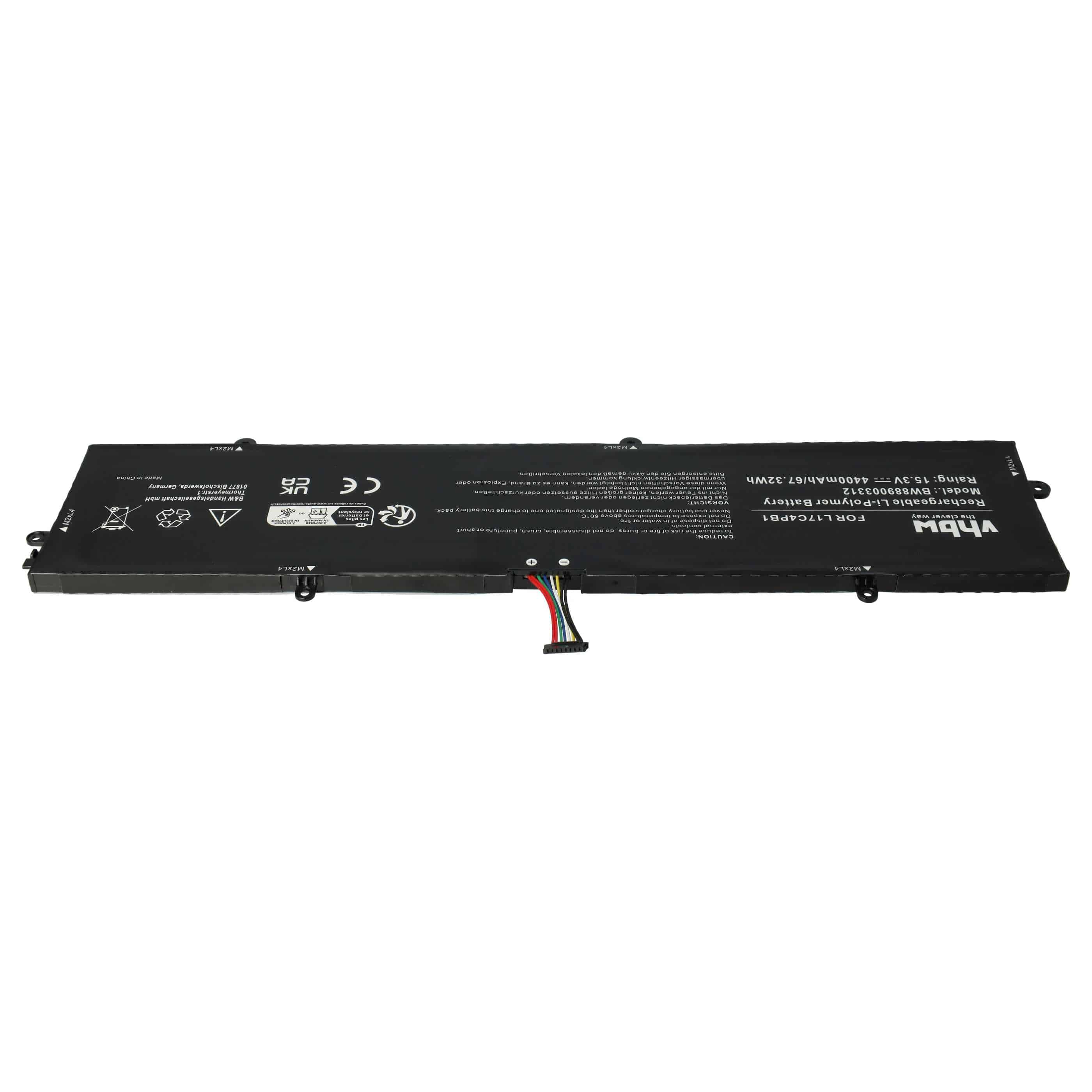 Akumulator do laptopa zamiennik Lenovo 5B10P35084, 5B10P35083, 5B10P35082, L17C4PB1 - 4400 mAh 15,3 V LiPo
