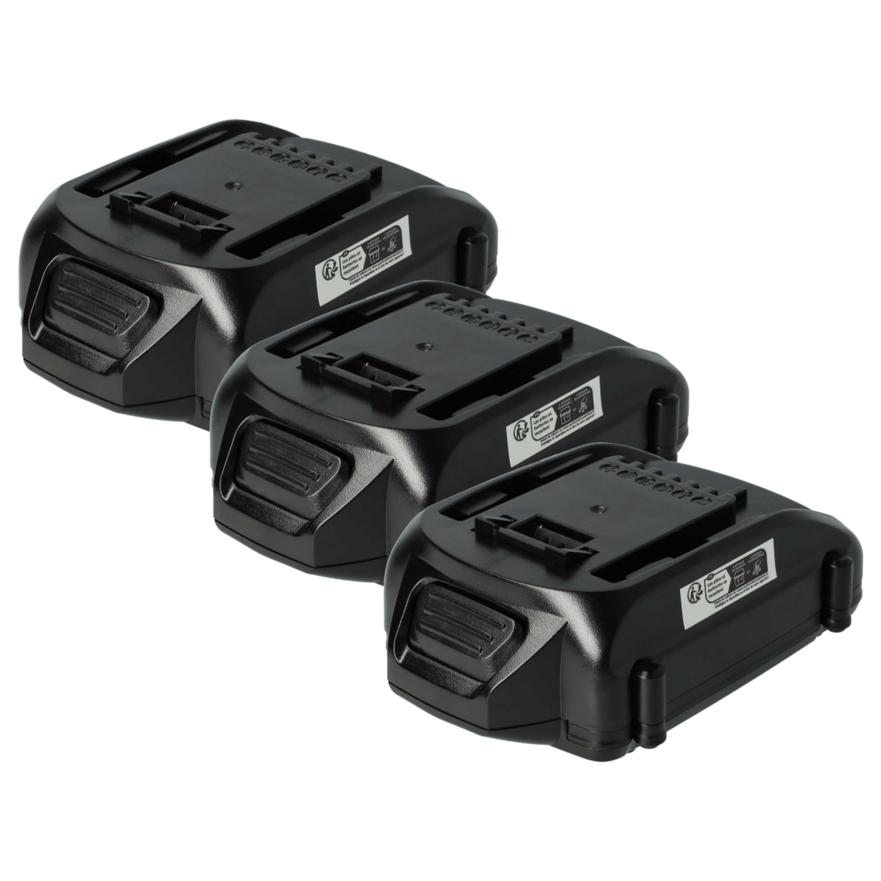 3x Batteria sostituisce Rockwell RW9351.1 per attrezzo DeltaFox - 2000mAh 18V Li-Ion