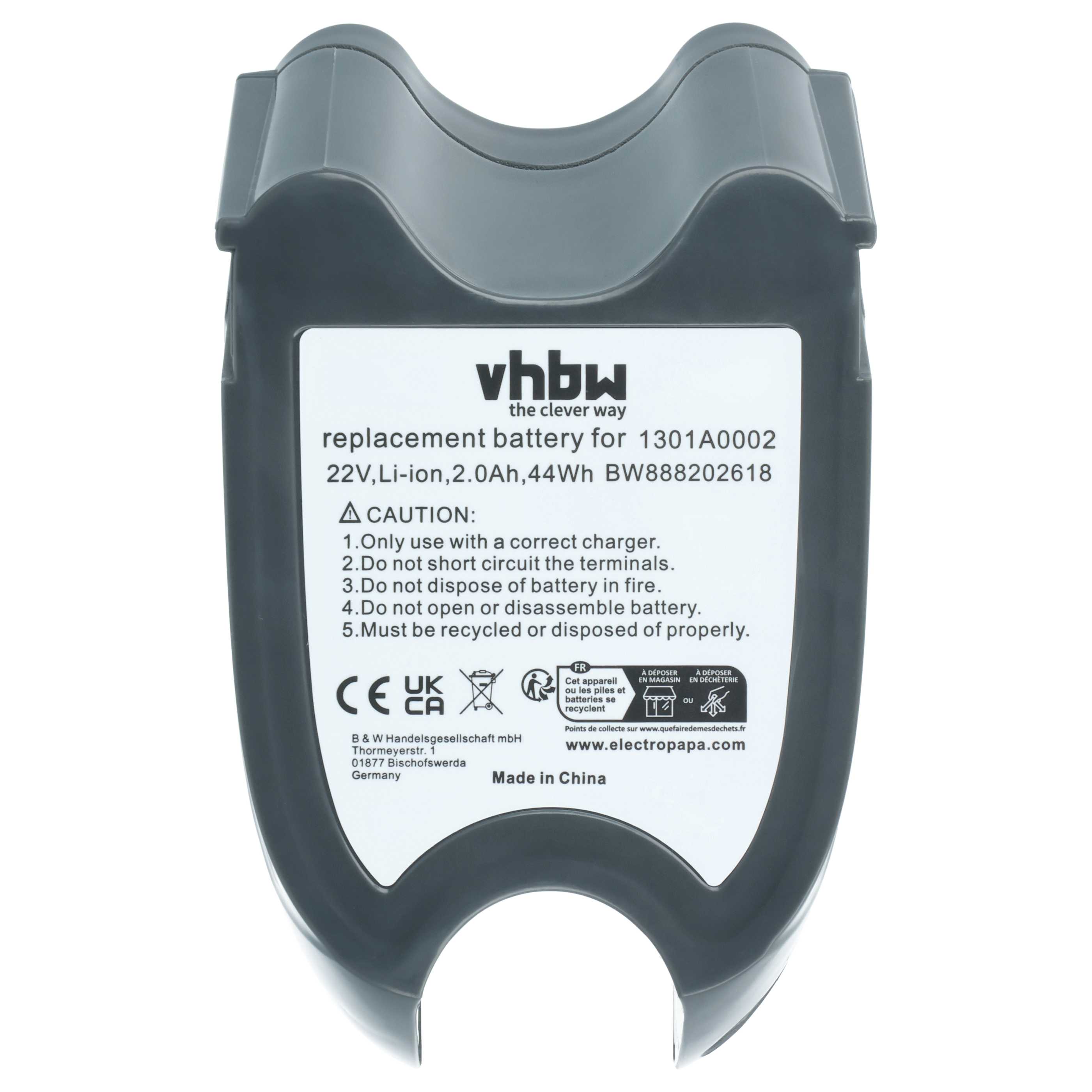 Akumulator do odkurzacza Gtech ATF035, ATF036, Multi MK2 - 2000mAh 22V Li-Ion