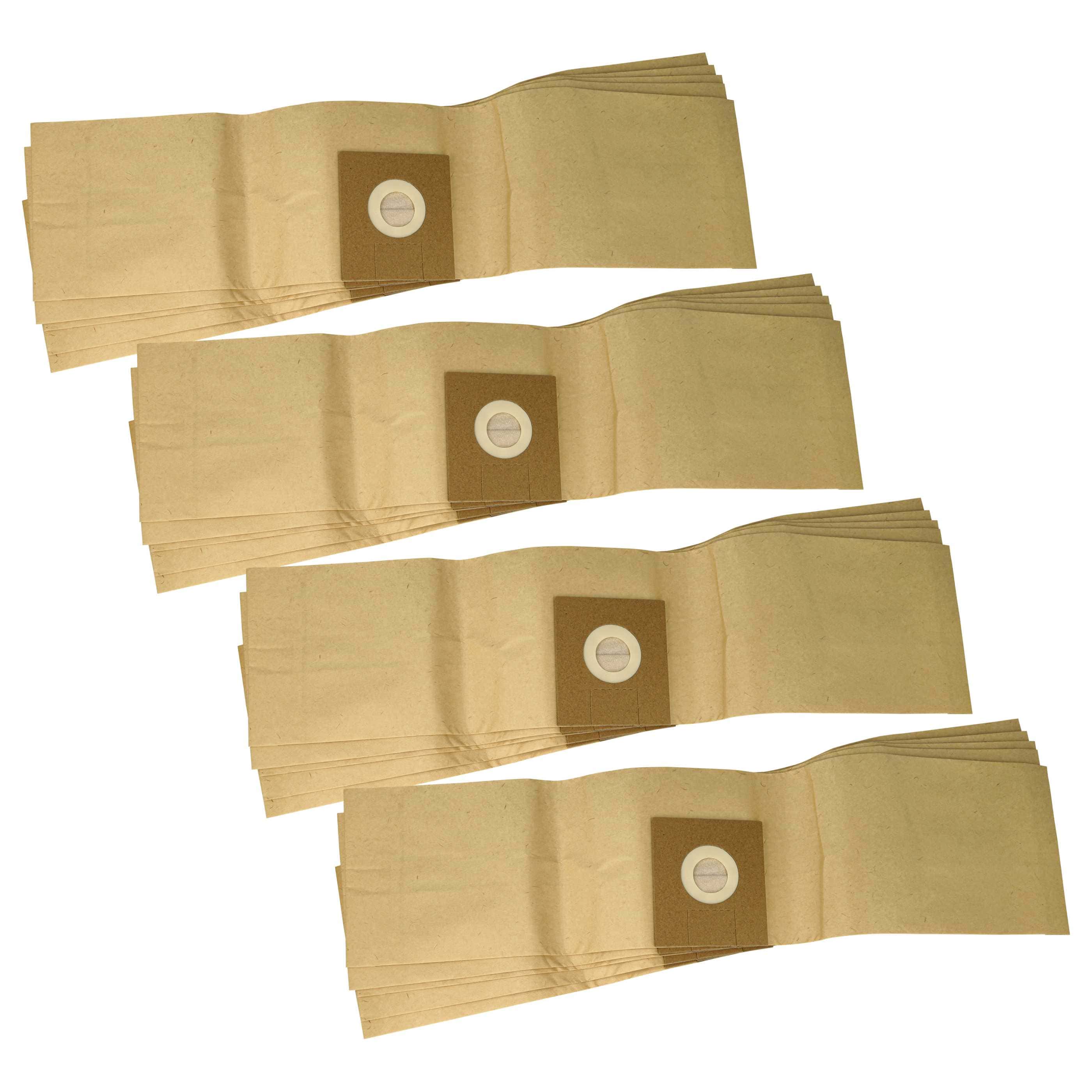 20x Sac remplace Ecolab 10009747 pour aspirateur Hako - papier filtre