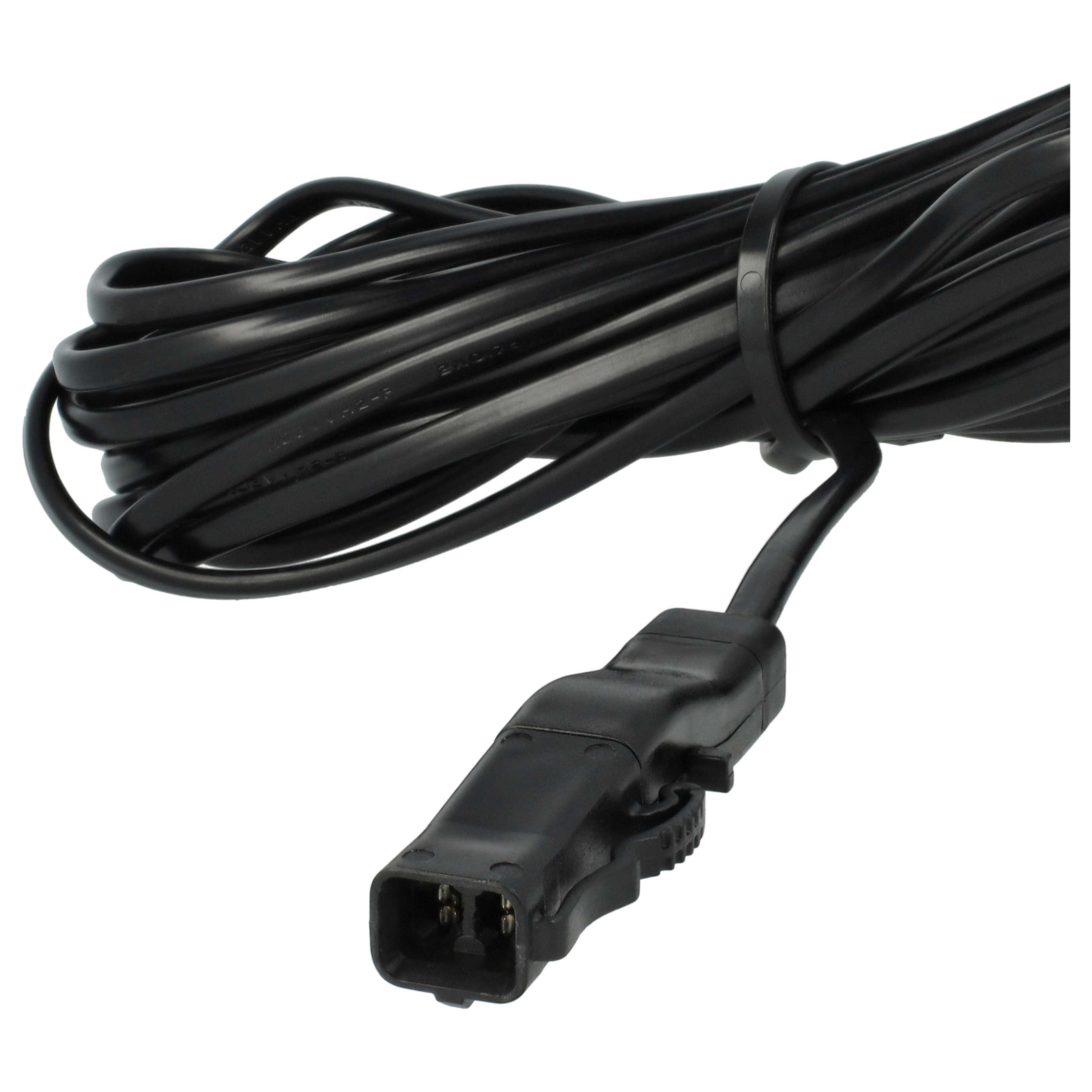2x Power Cable suitable for Vorwerk Kobold 200, VK 200 Vacuum Cleaner etc. - 10 m Cable