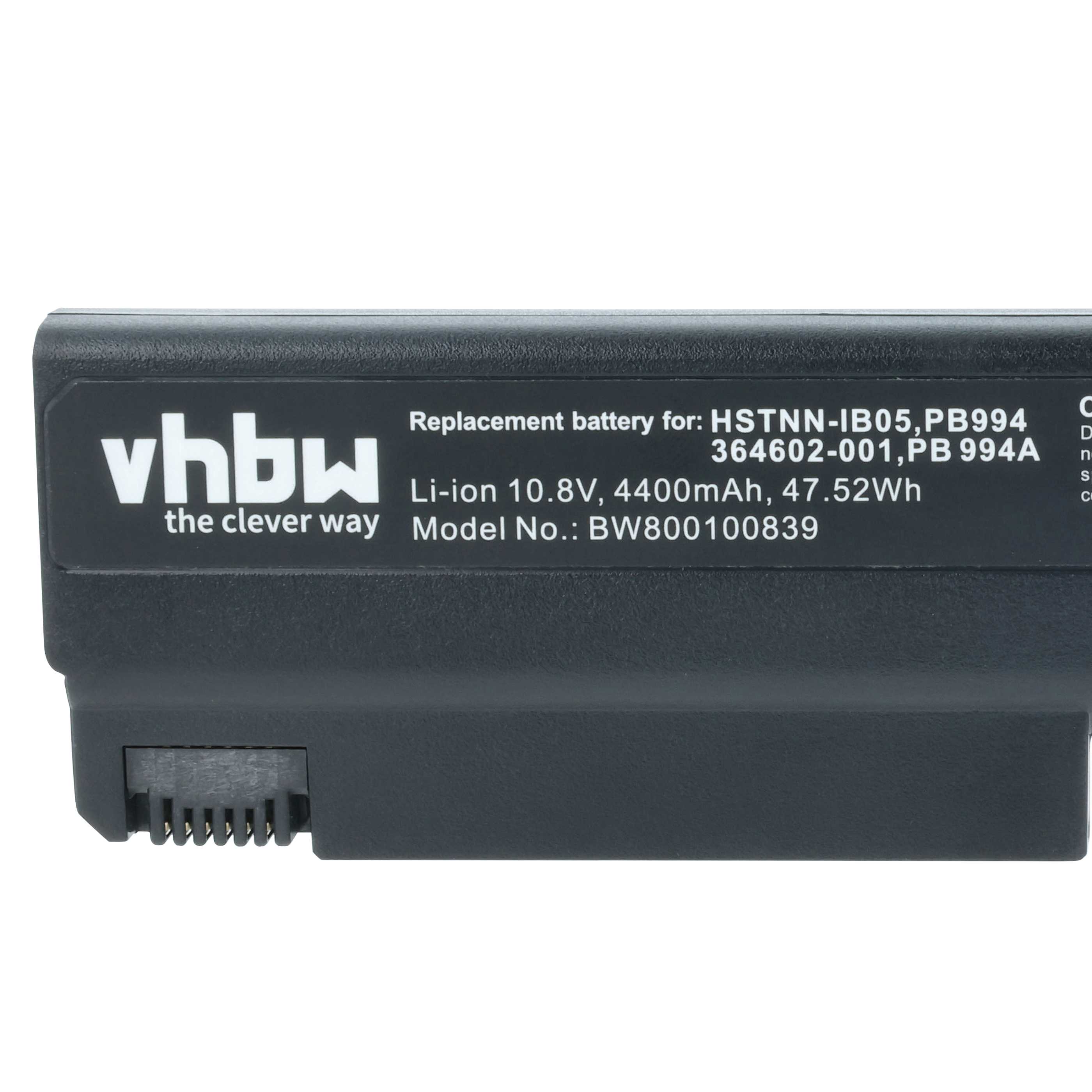 Akumulator do laptopa zamiennik HP 360483-004, 360483-003, 360483-001 - 4400 mAh 10,8 V Li-Ion, czarny