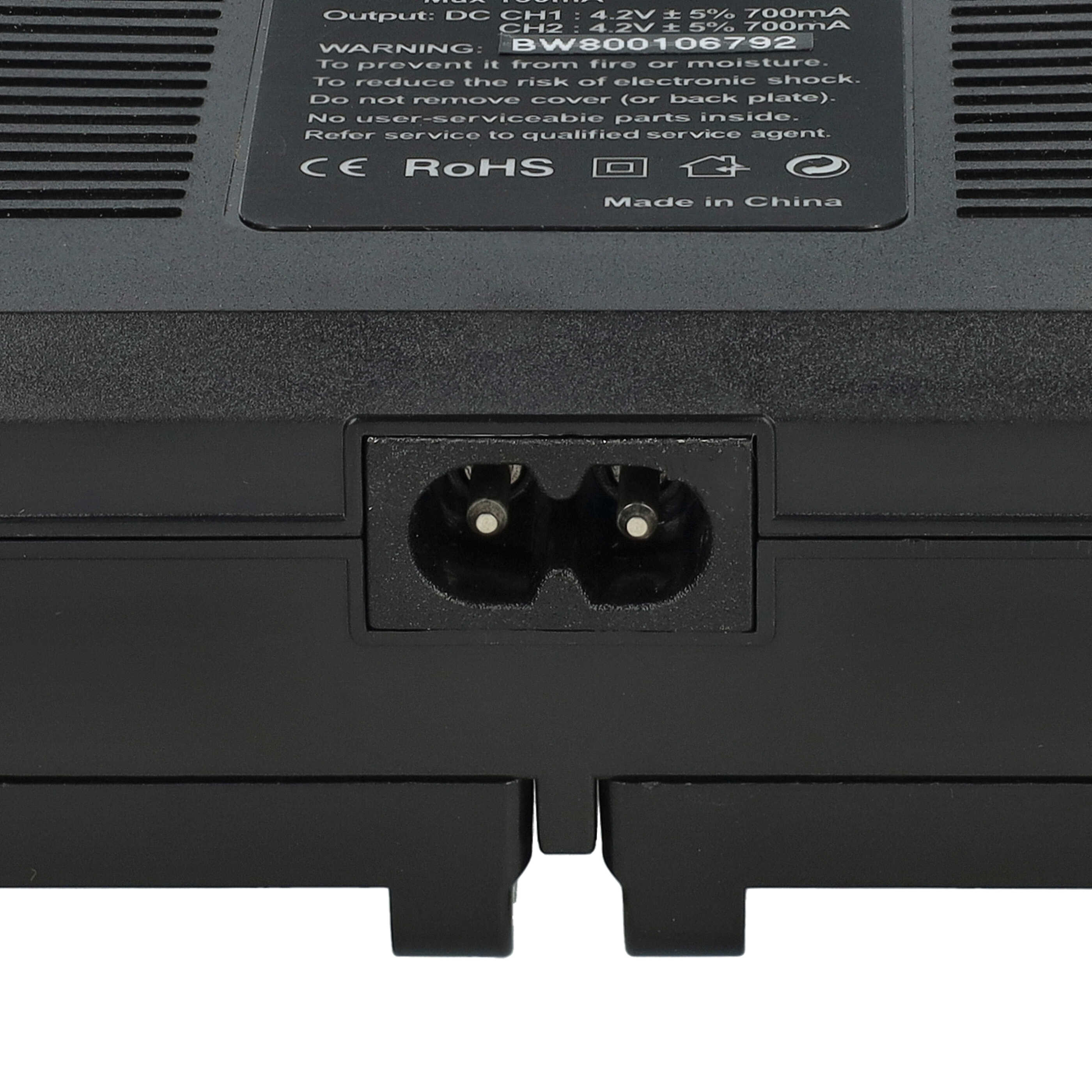 Battery Charger suitable for Panasonic HC-750 Digital Camera - 1 A, 4.2/8.4 V