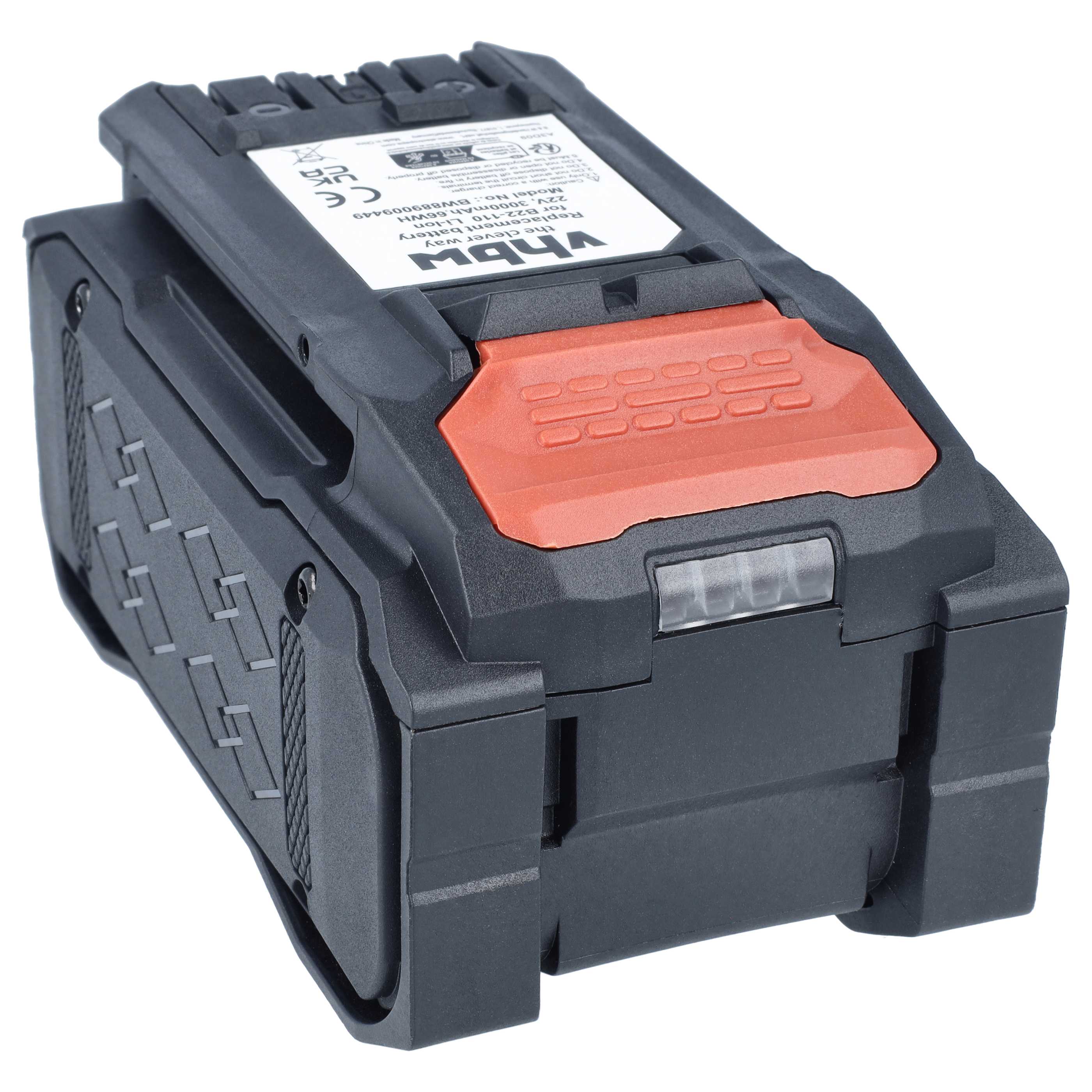 Akku 22V als Ersatz für Hilti B 22-110, B22 - 3Ah, Li-Ion