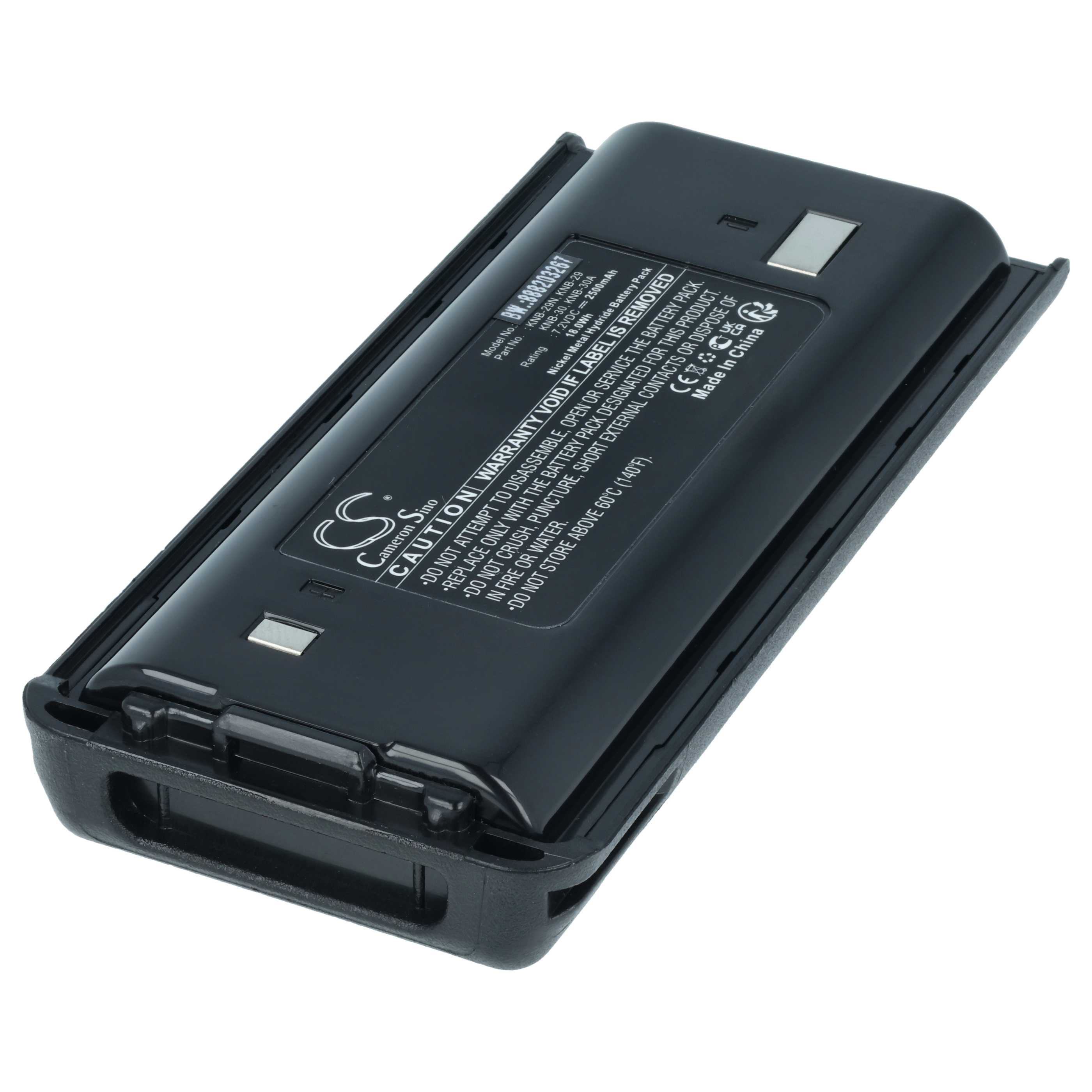 Akumulator do radiotelefonu zamiennik Kenwood KNB-29N, KNB-29, KNB-30A, KNB-30, KNB-53 - 2500 mAh 7,2 V NiMH