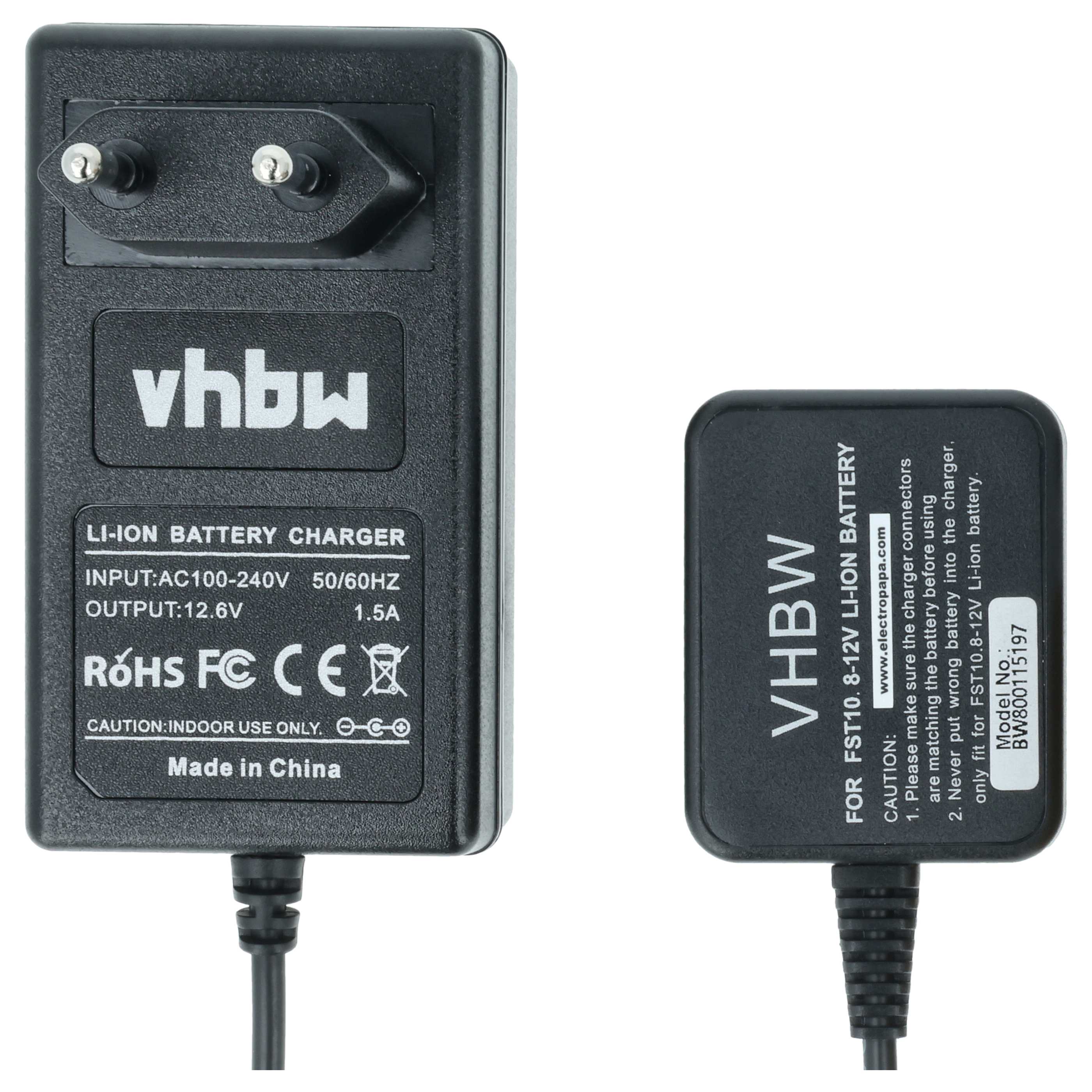 Charger suitable for Festool, Festo Festool CXS Power Tool Batteries etc. - Li-Ion, 1.5A