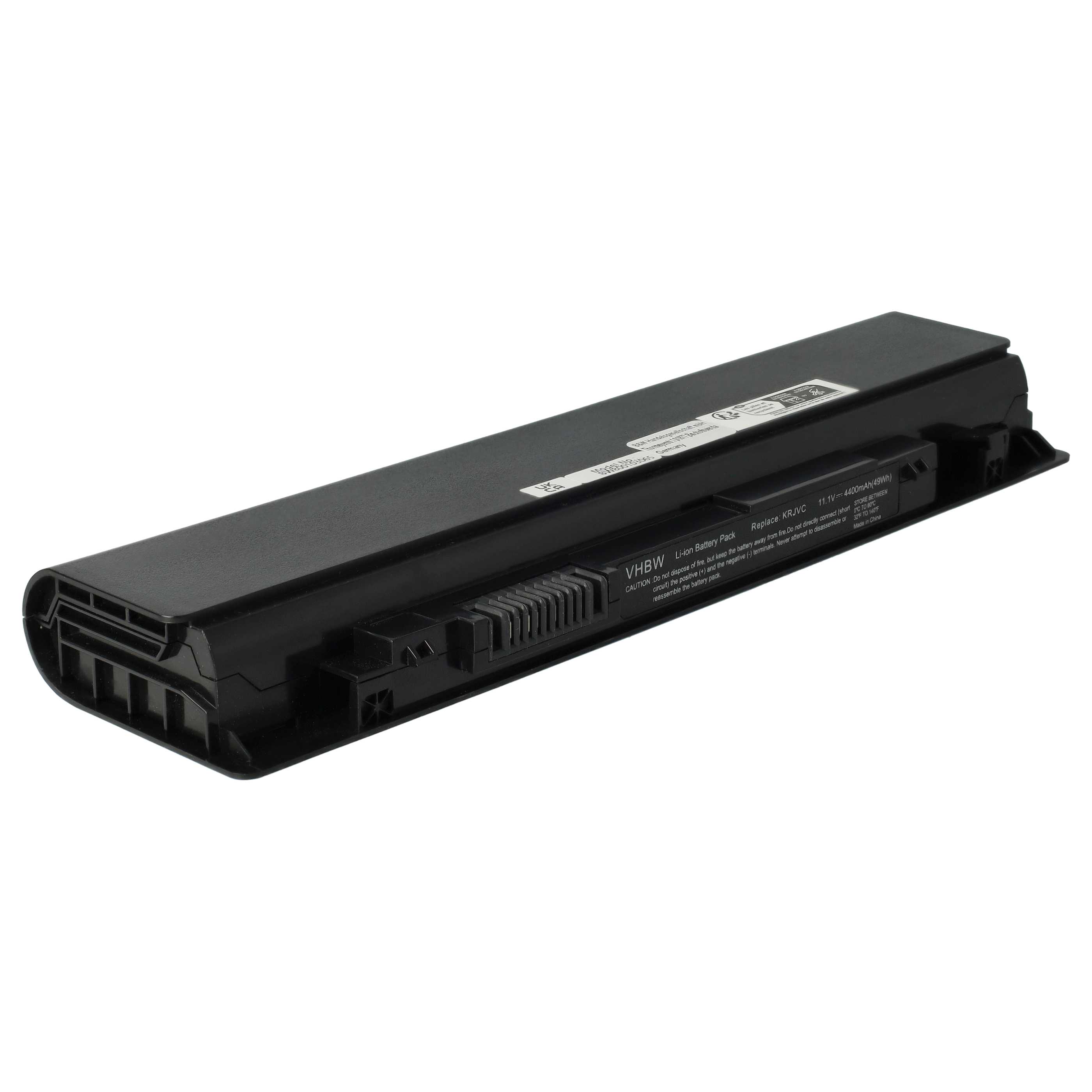 Akumulator do laptopa zamiennik Dell 451-11468, 312-1008, 127VC, 062VRR - 4400 mAh 11,1 V Li-Ion, czarny